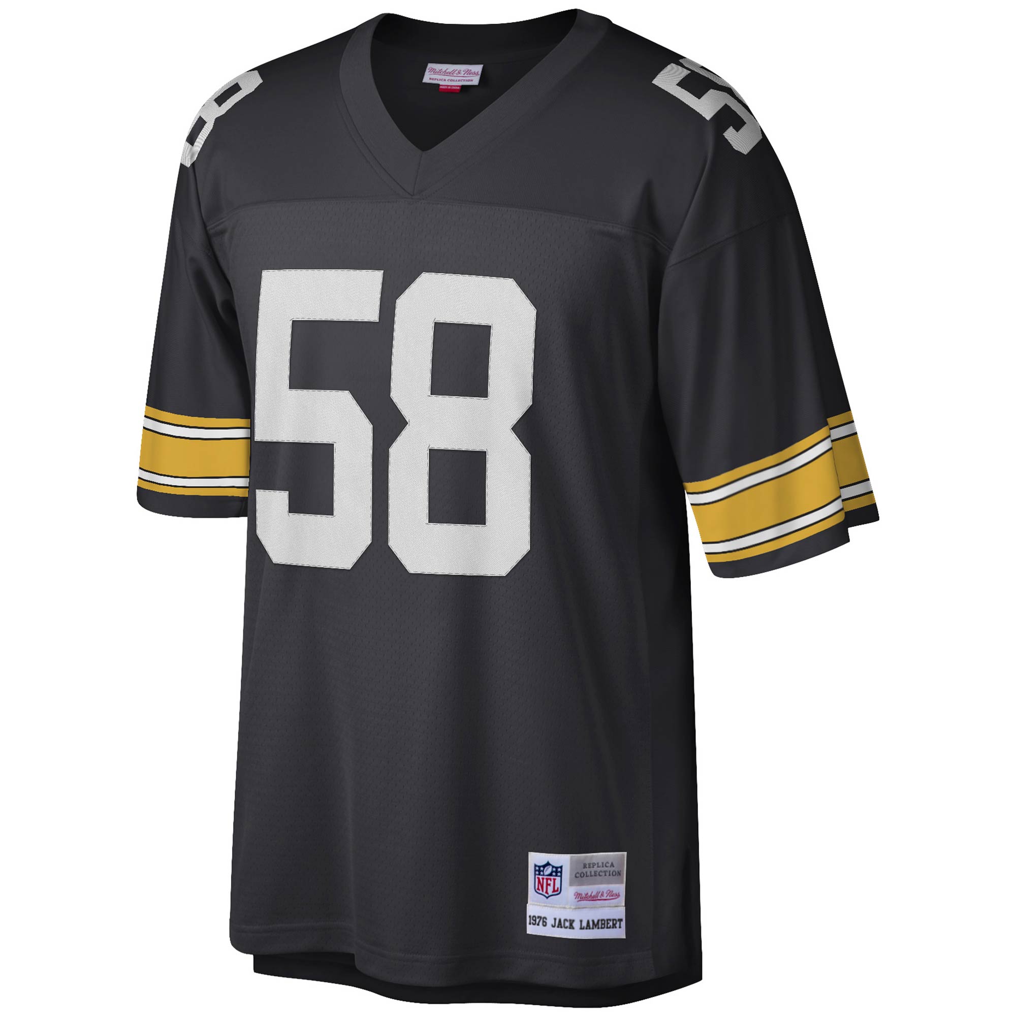 Jack Lambert Pittsburgh Steelers Mitchell & Ness Legacy Replica Jersey - Black - vstockx