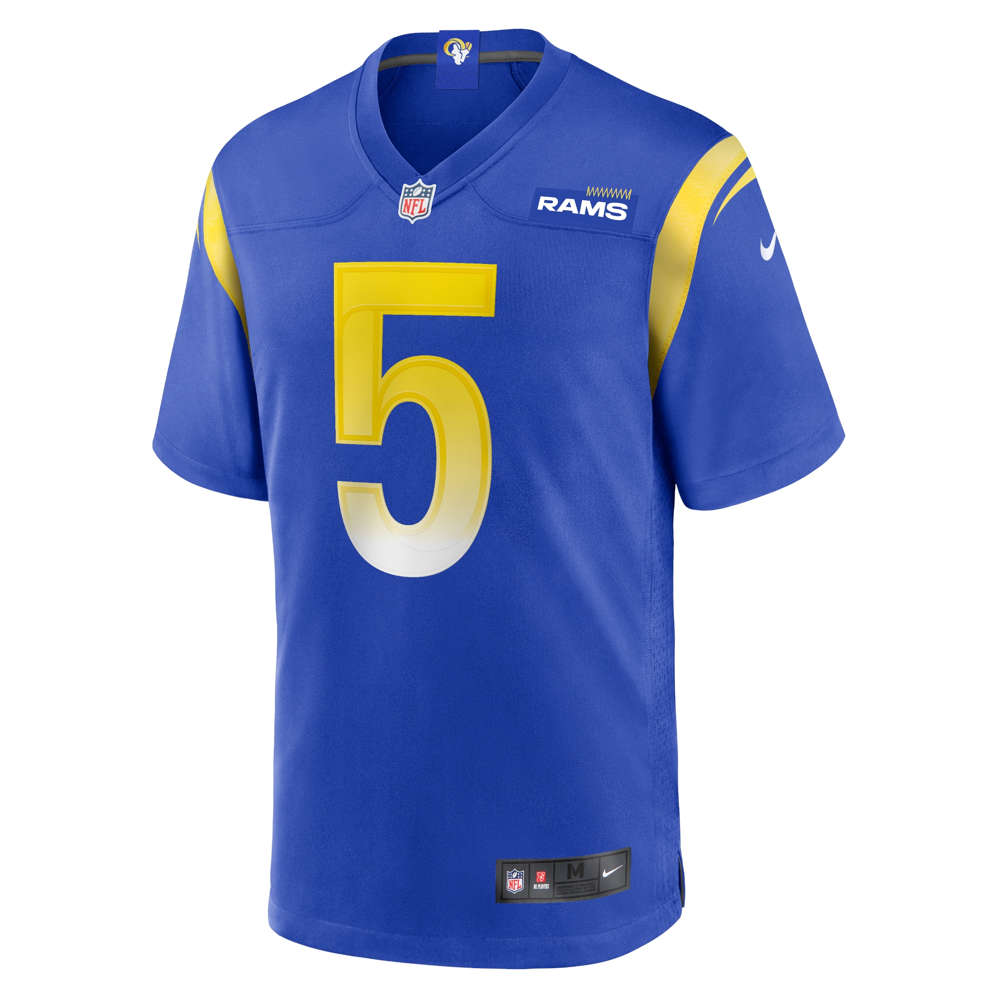 Jalen Ramsey Los Angeles Rams Nike Team Game Jersey - Royal - vstockx
