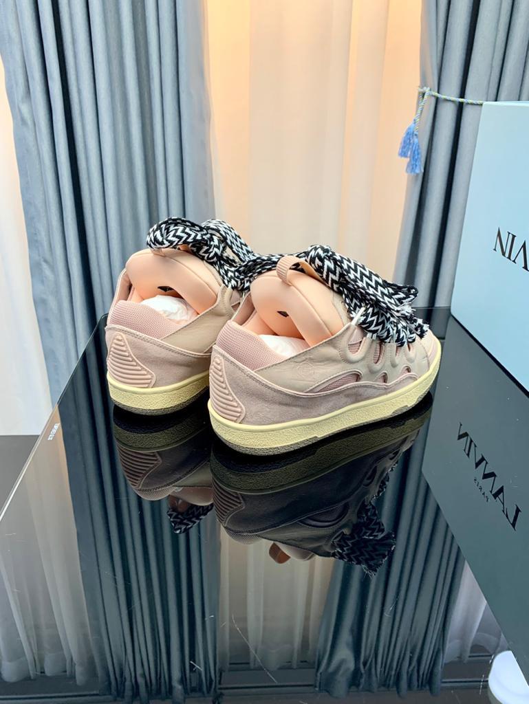 Lanvin Leather Curb Pink - vstockx