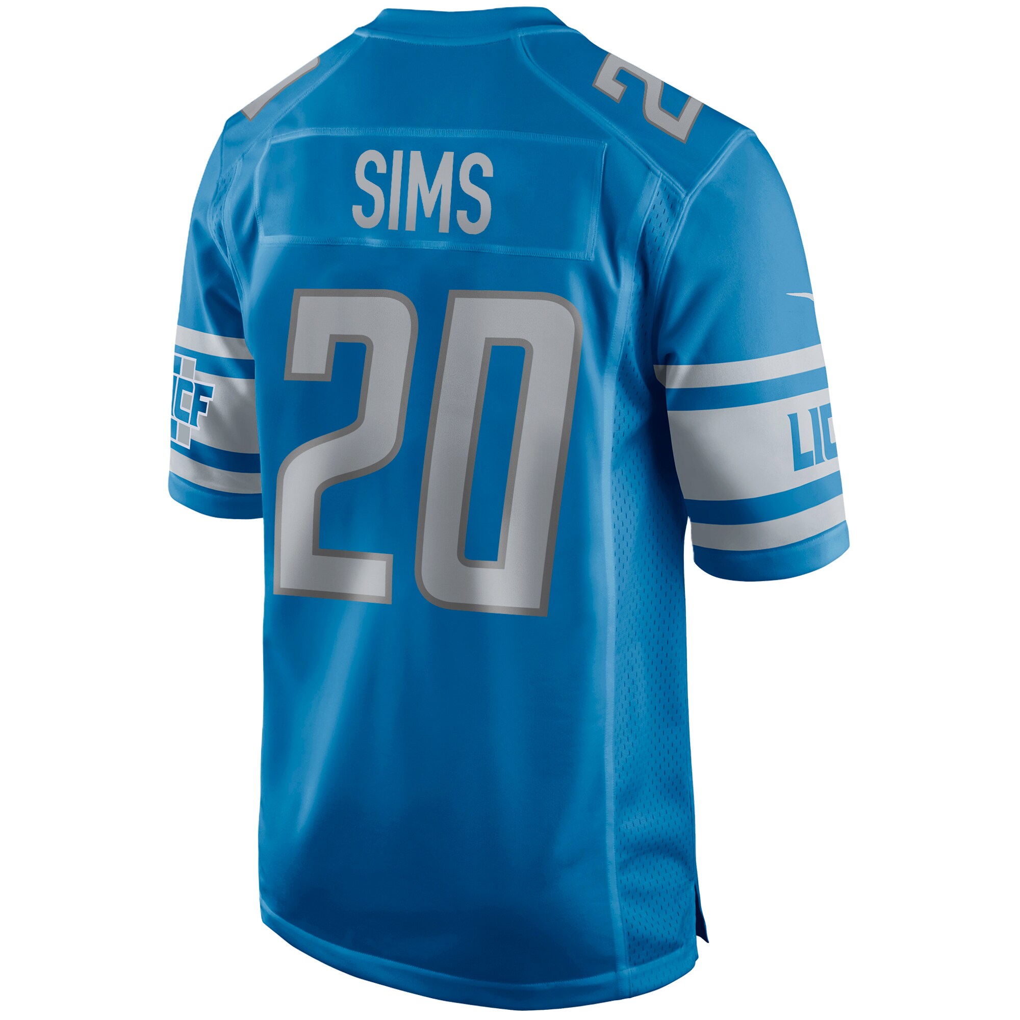 Billy Sims Detroit Lions Nike Game Retired Player Jersey - Blue - vstockx