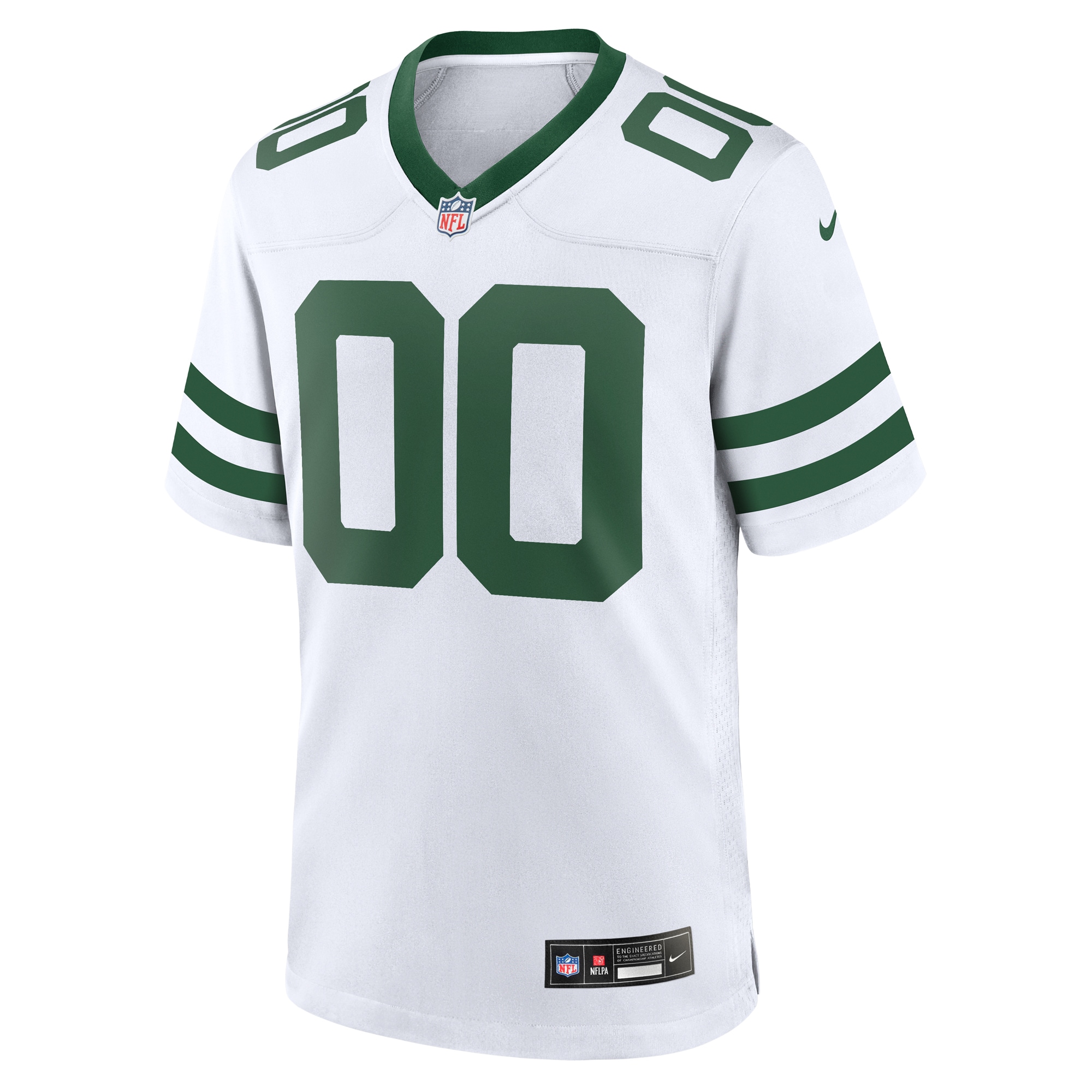 New York Jets Nike Legacy Custom Game Jersey - White - vstockx