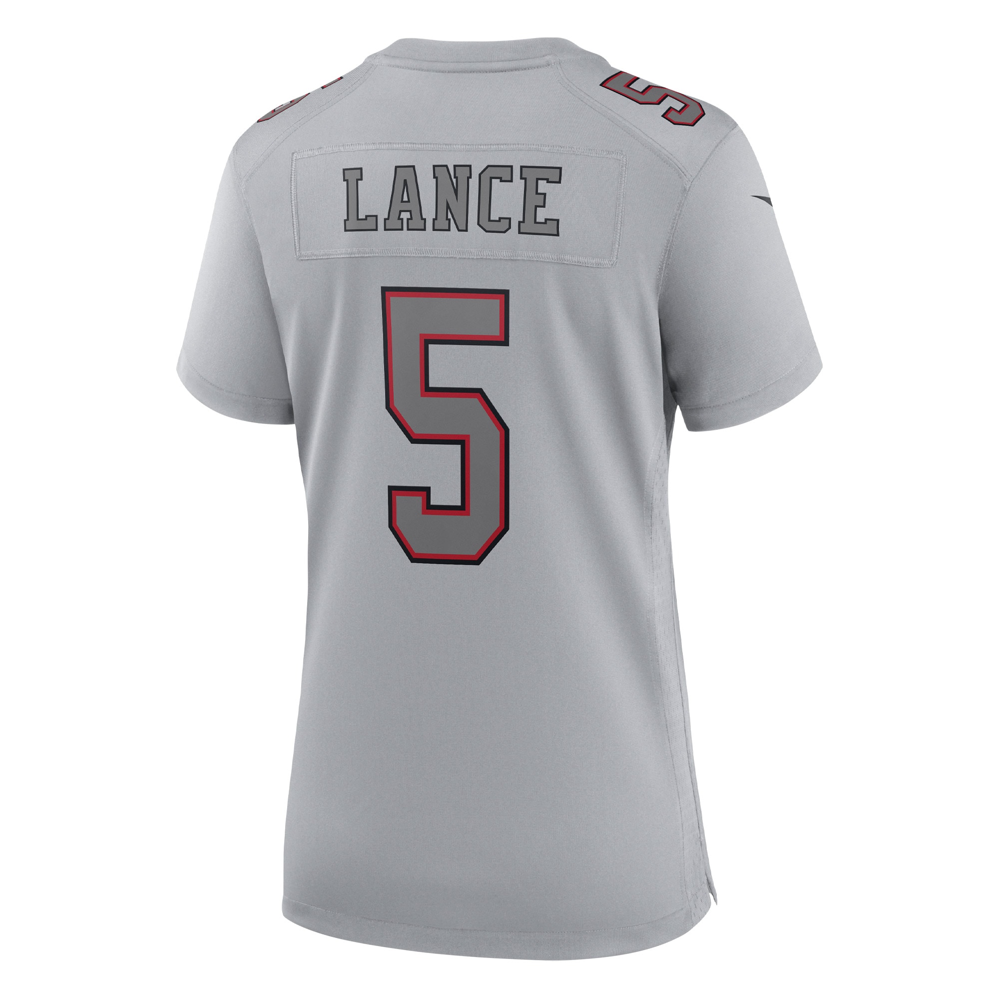 Trey Lance San Francisco 49ers Nike Women's Atmosphere Fashion Game Jersey - Gray - vstockx
