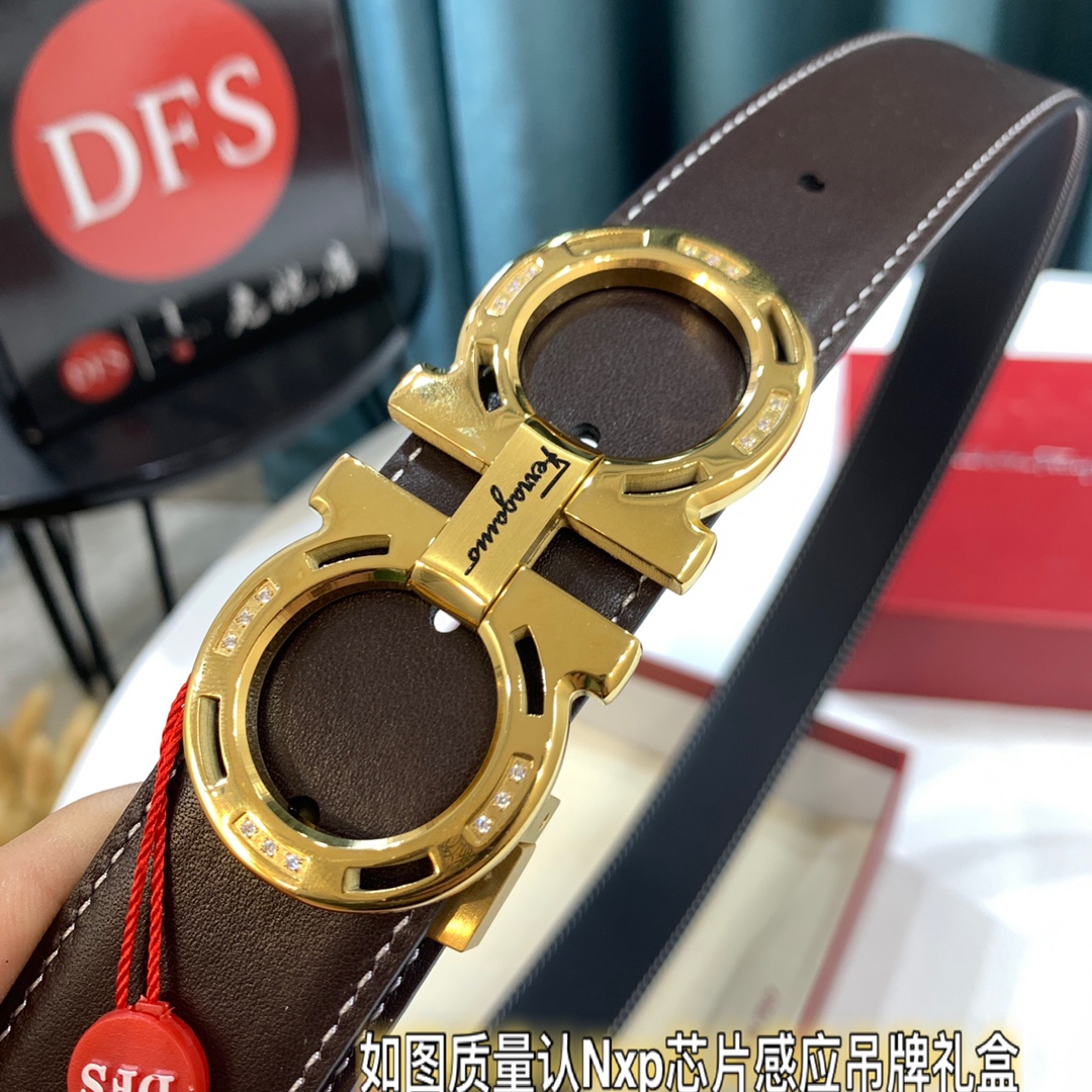 Streetwear Belt Ferragamo 319437 size:3.5cm - vstockx