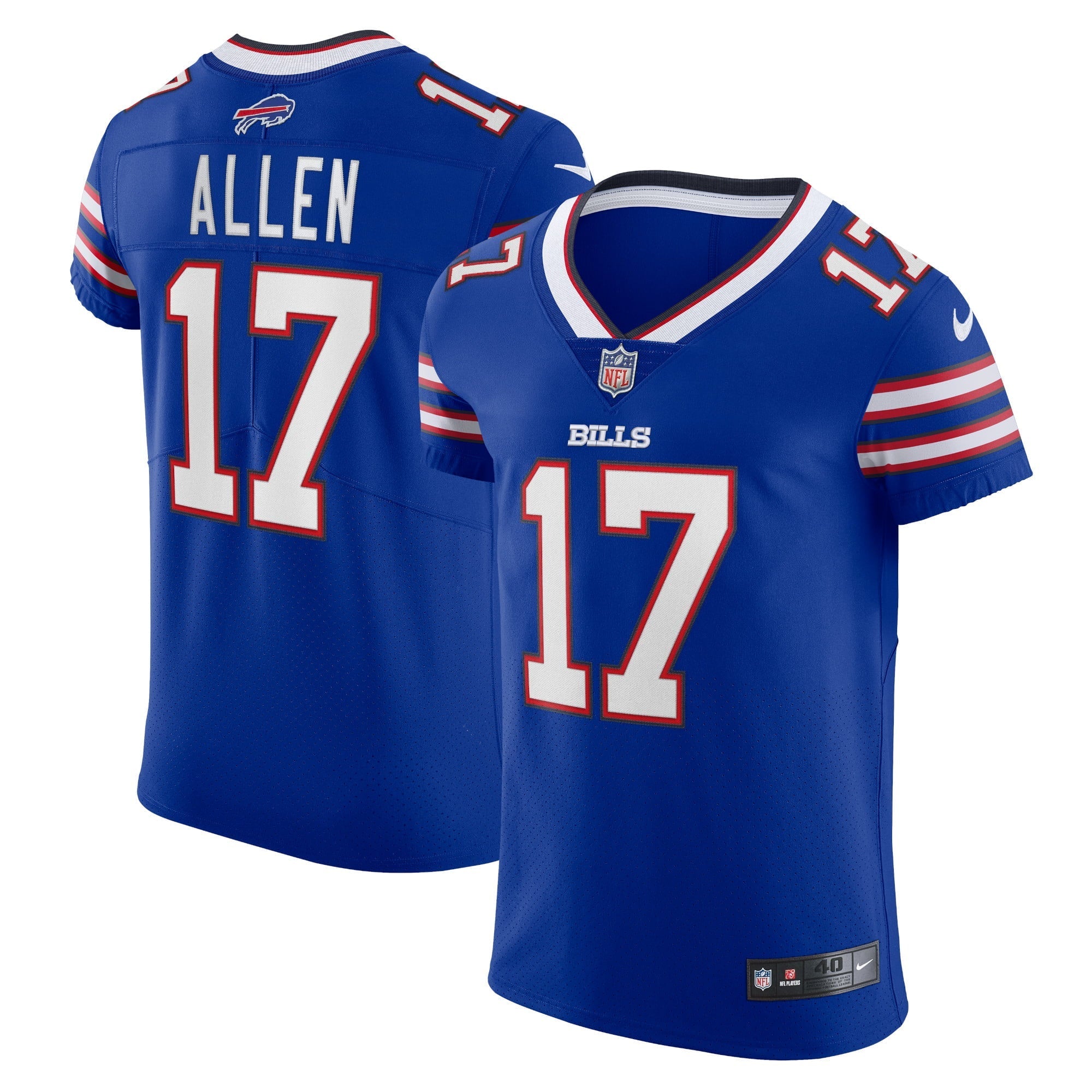 Men's Nike Josh Allen Royal Buffalo Bills Vapor Elite Player Jersey - vstockx