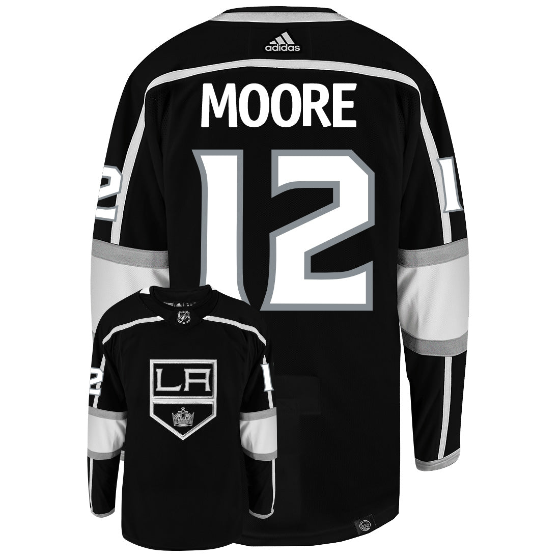 Trevor Moore Los Angeles Kings Adidas Primegreen Authentic NHL Hockey Jersey - vstockx