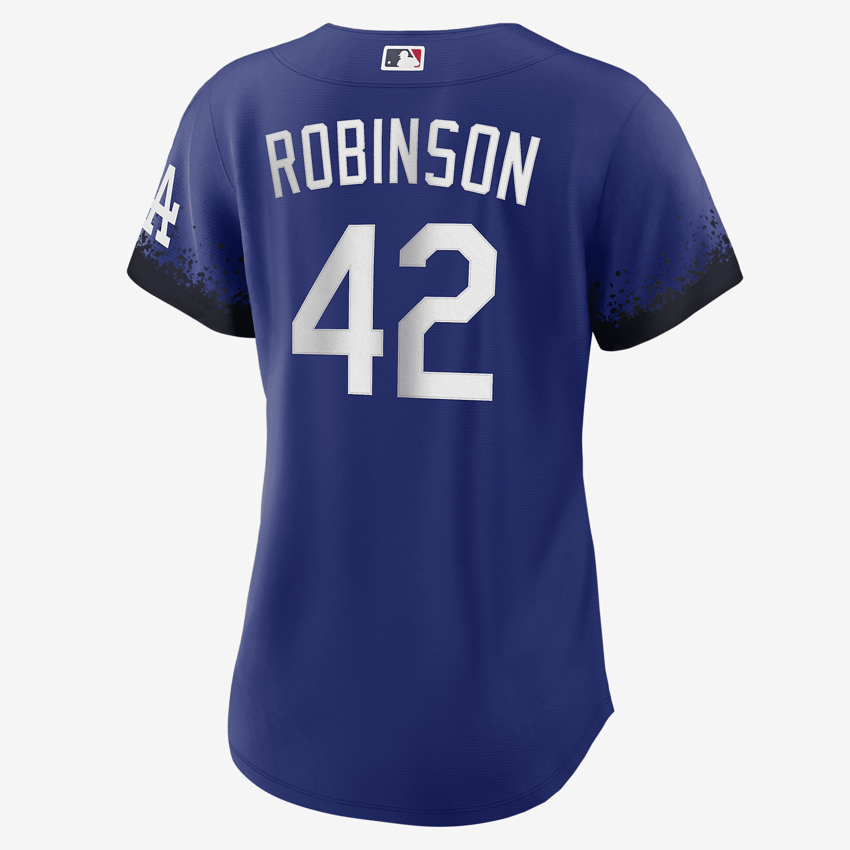 MLB Los Angeles Dodgers City Connect (Jackie Robinson) Women's Replica Baseball Jersey - Royal - vstockx