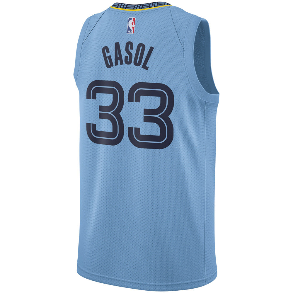 Men's Memphis Grizzlies Marc Gasol Statement Edition Jersey - Light Blue - vstockx