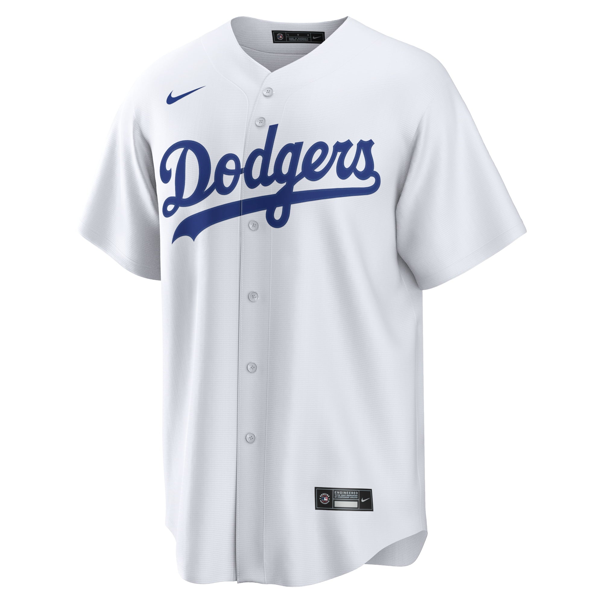 Men's Nike White Los Angeles Dodgers Home Replica Team Jersey - vstockx
