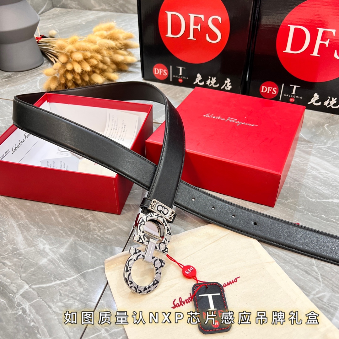 Streetwear Belt Ferragamo 319814 size:3.5cm - vstockx