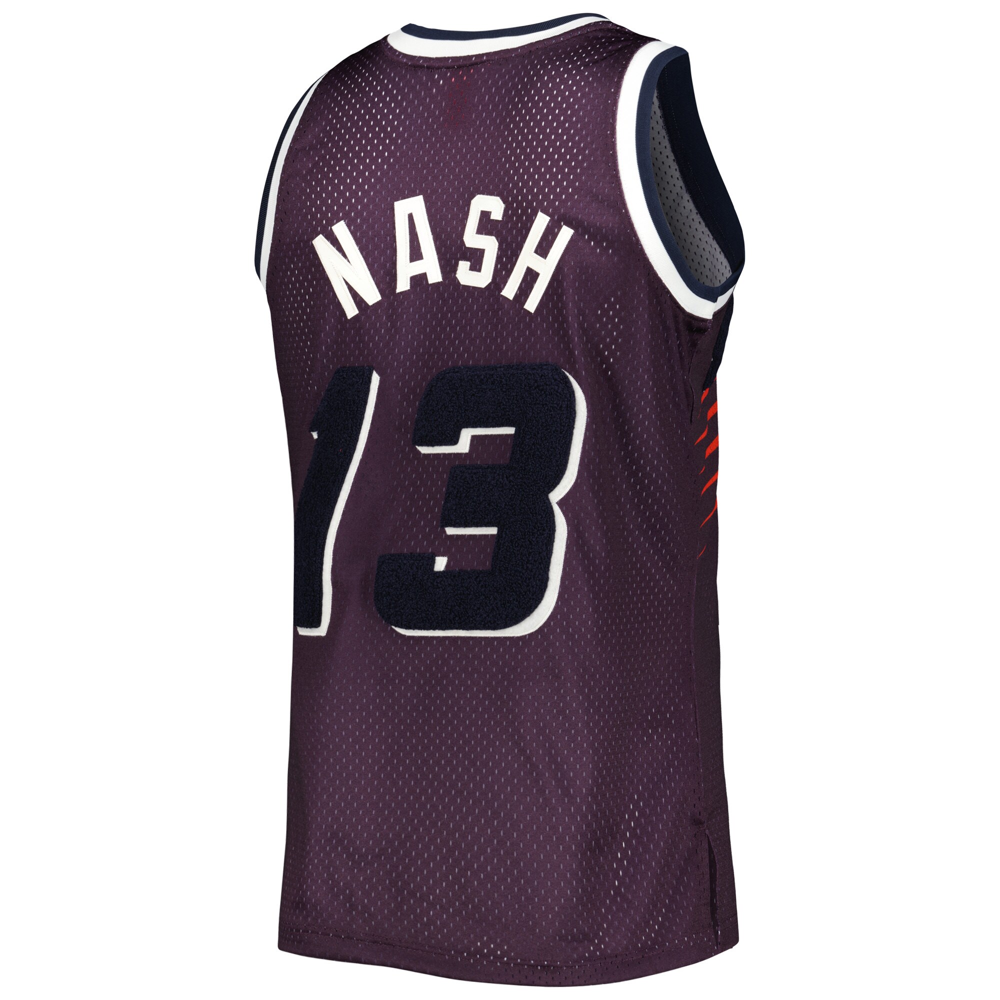 Steve Nash Phoenix Suns Mitchell & Ness Hardwood Classics Off-Court Swingman Jersey - Purple - vstockx