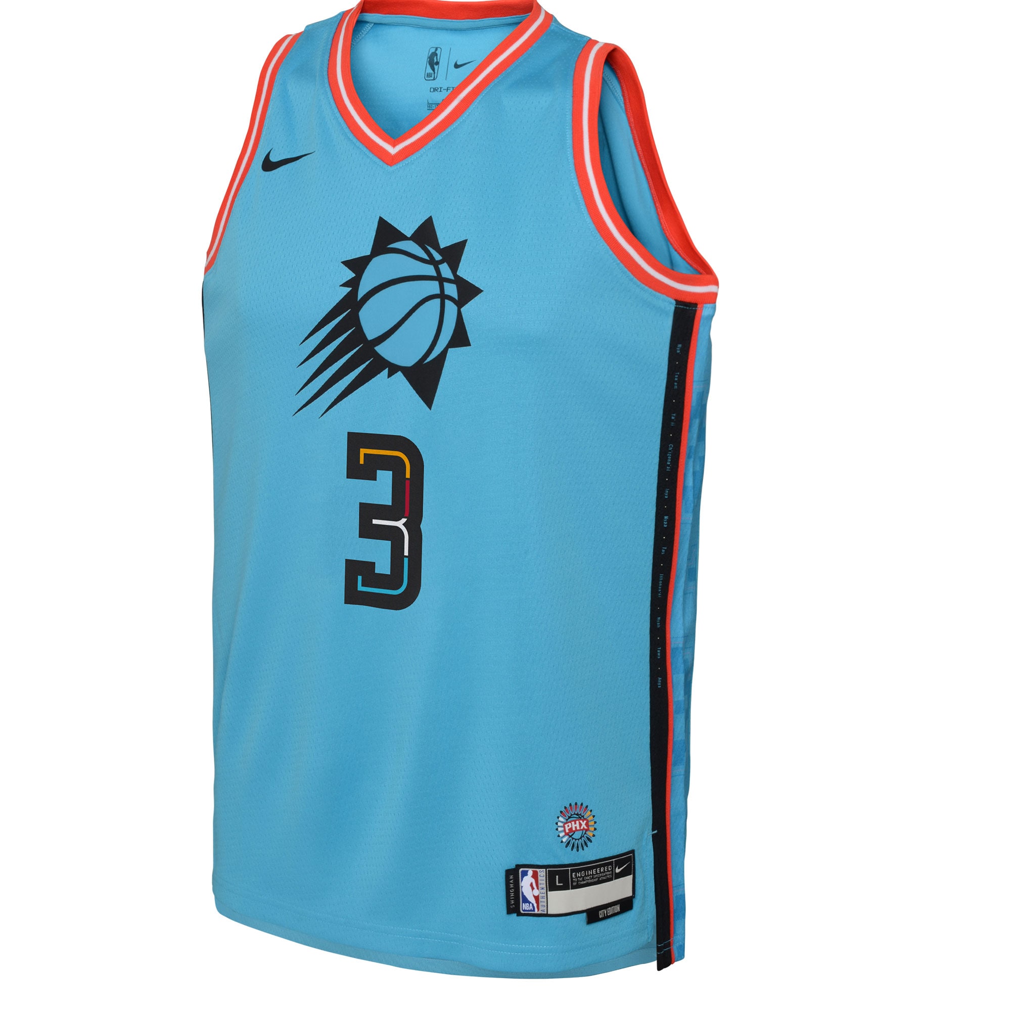 Chris Paul Phoenix Suns Nike Youth 2022/23 Swingman Jersey - City Edition - Turquoise - vstockx