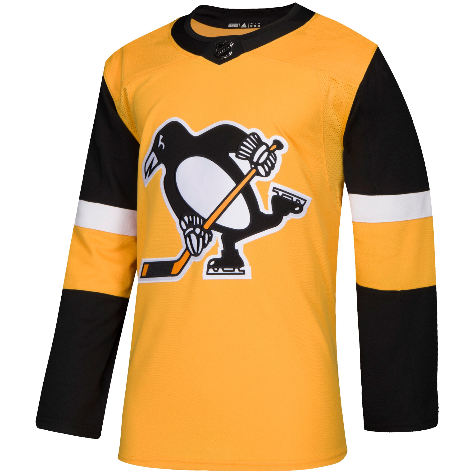Pittsburgh Penguins adidas Alternate Authentic Jersey - Gold - vstockx