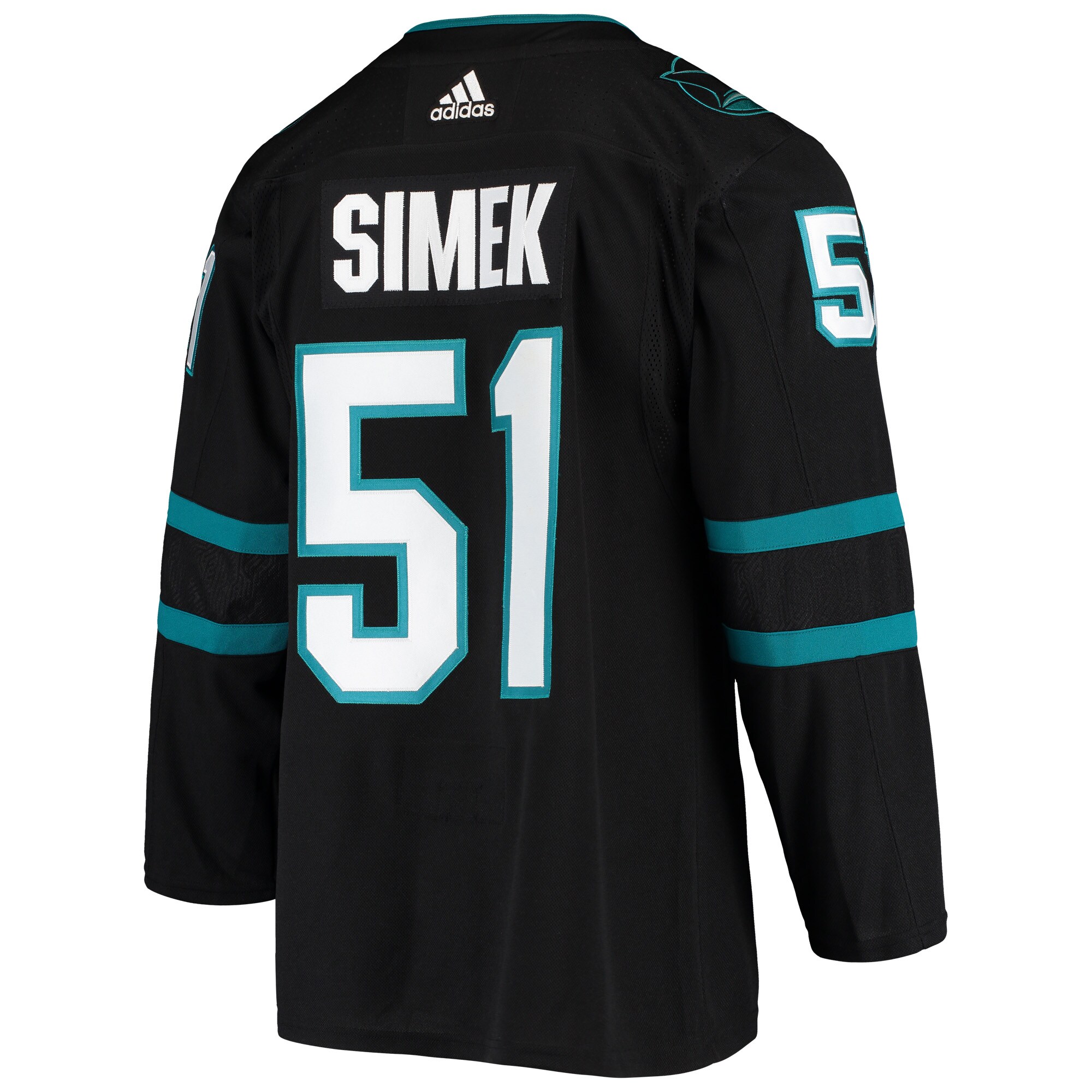 Radim Simek San Jose Sharks adidas Alternate Authentic Jersey - Black - vstockx