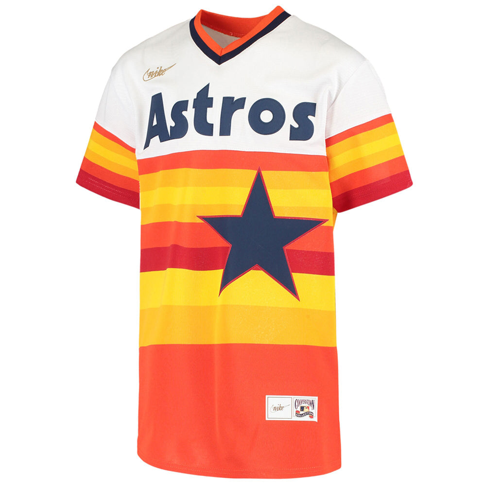 Youth Houston Astros Craig Biggio Home Cooperstown Collection Player Jersey - White - vstockx