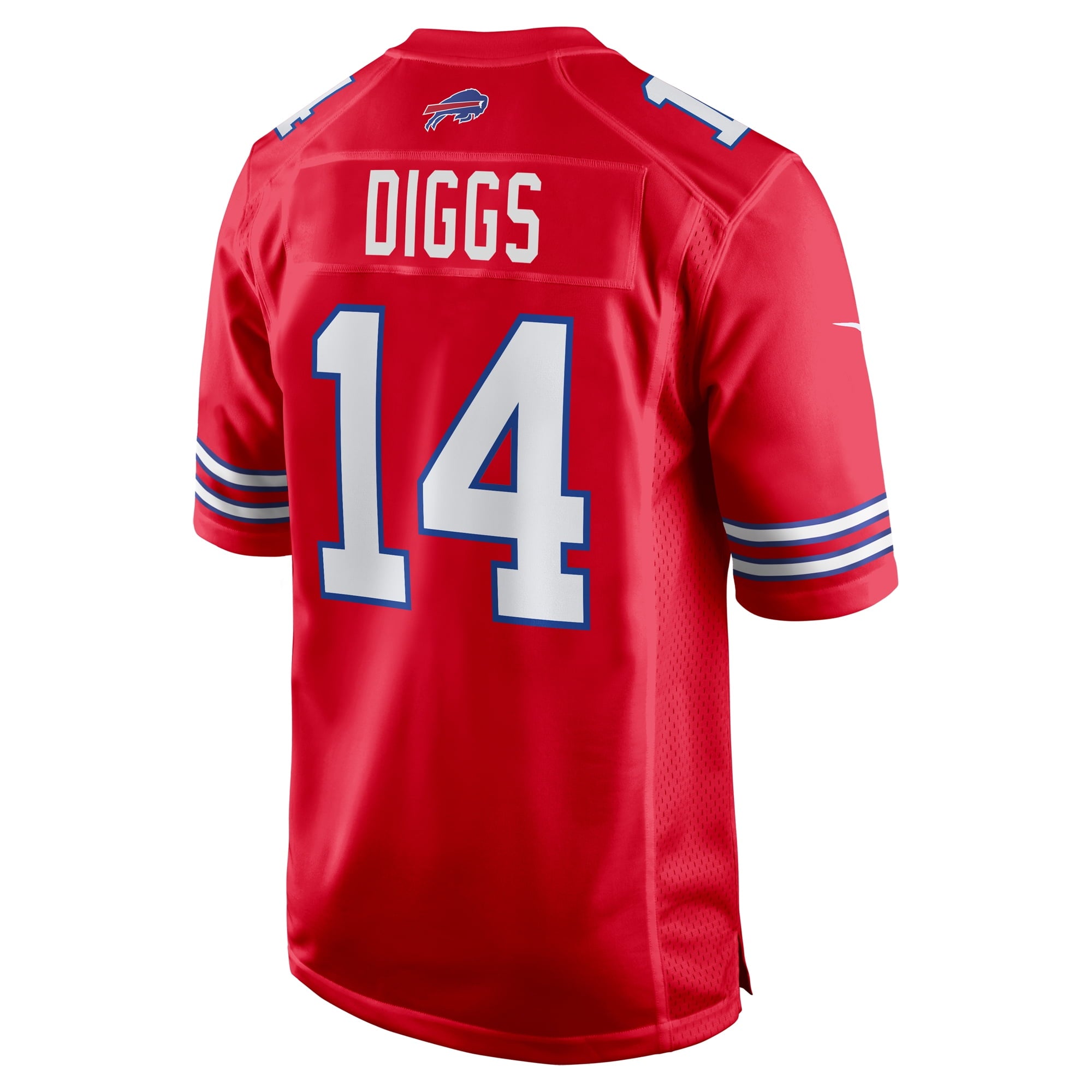 Men's Nike Stefon Diggs Red Buffalo Bills Alternate Game Jersey - vstockx