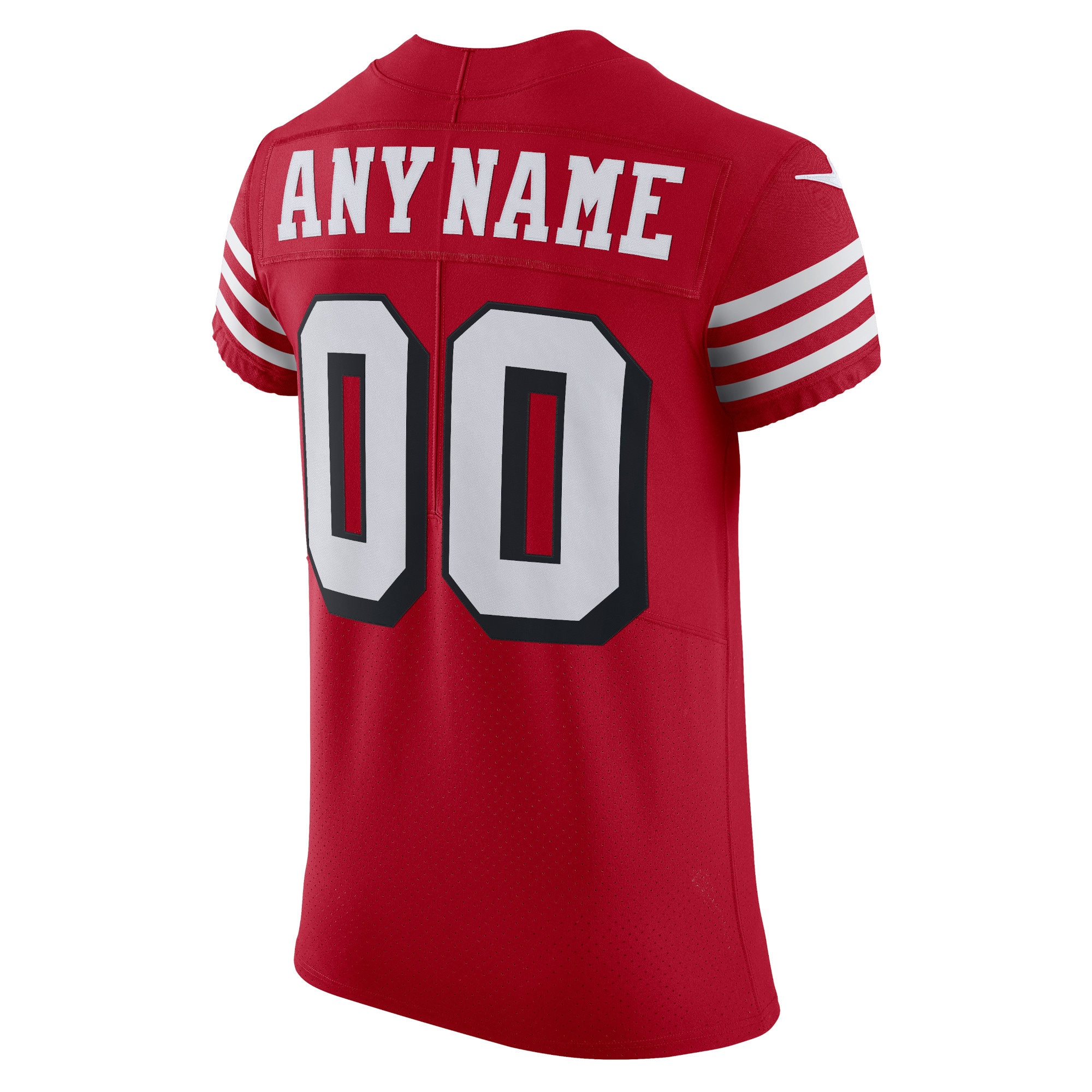 San Francisco 49ers Nike Alternate Vapor Elite Custom Jersey - Scarlet - vstockx