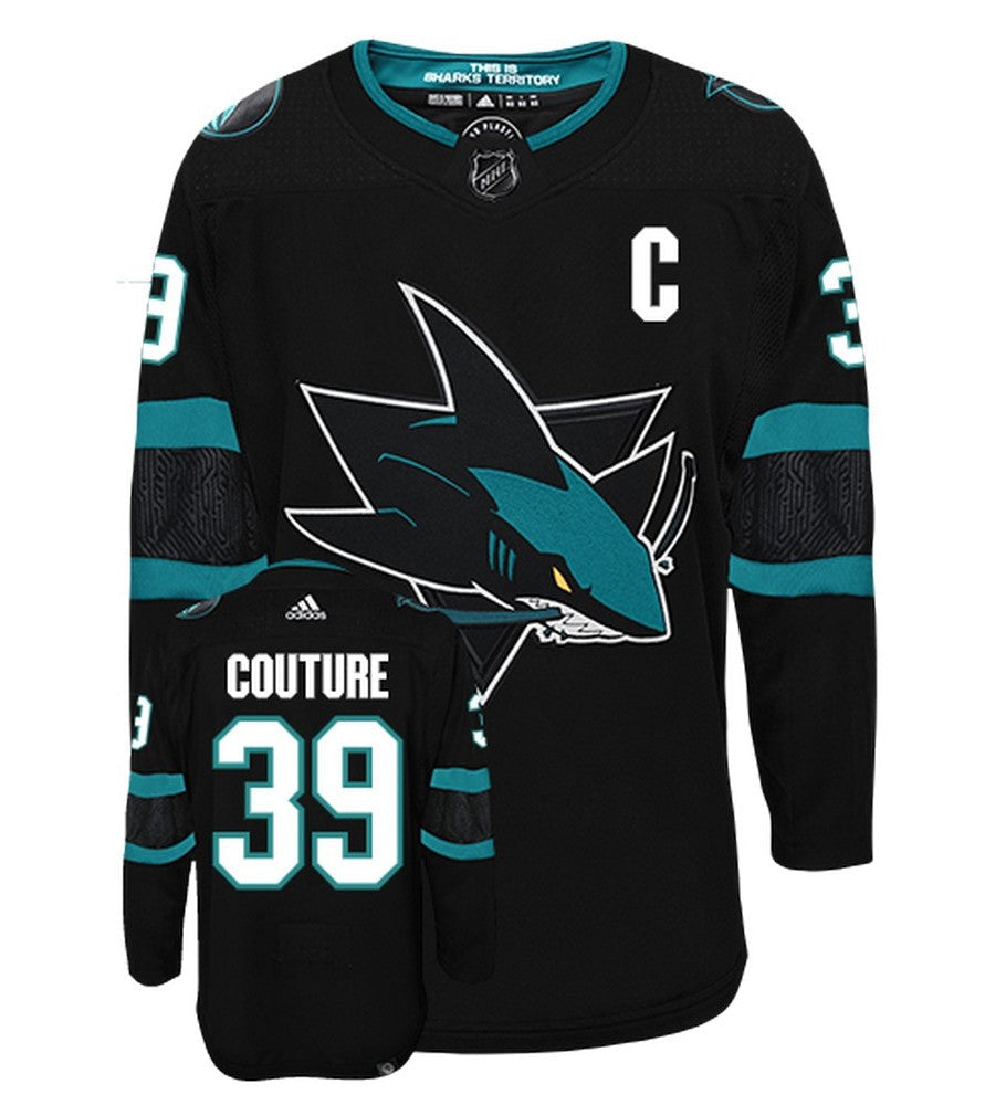 Logan Couture San Jose Sharks Adidas Primegreen Authentic NHL Hockey Jersey - vstockx