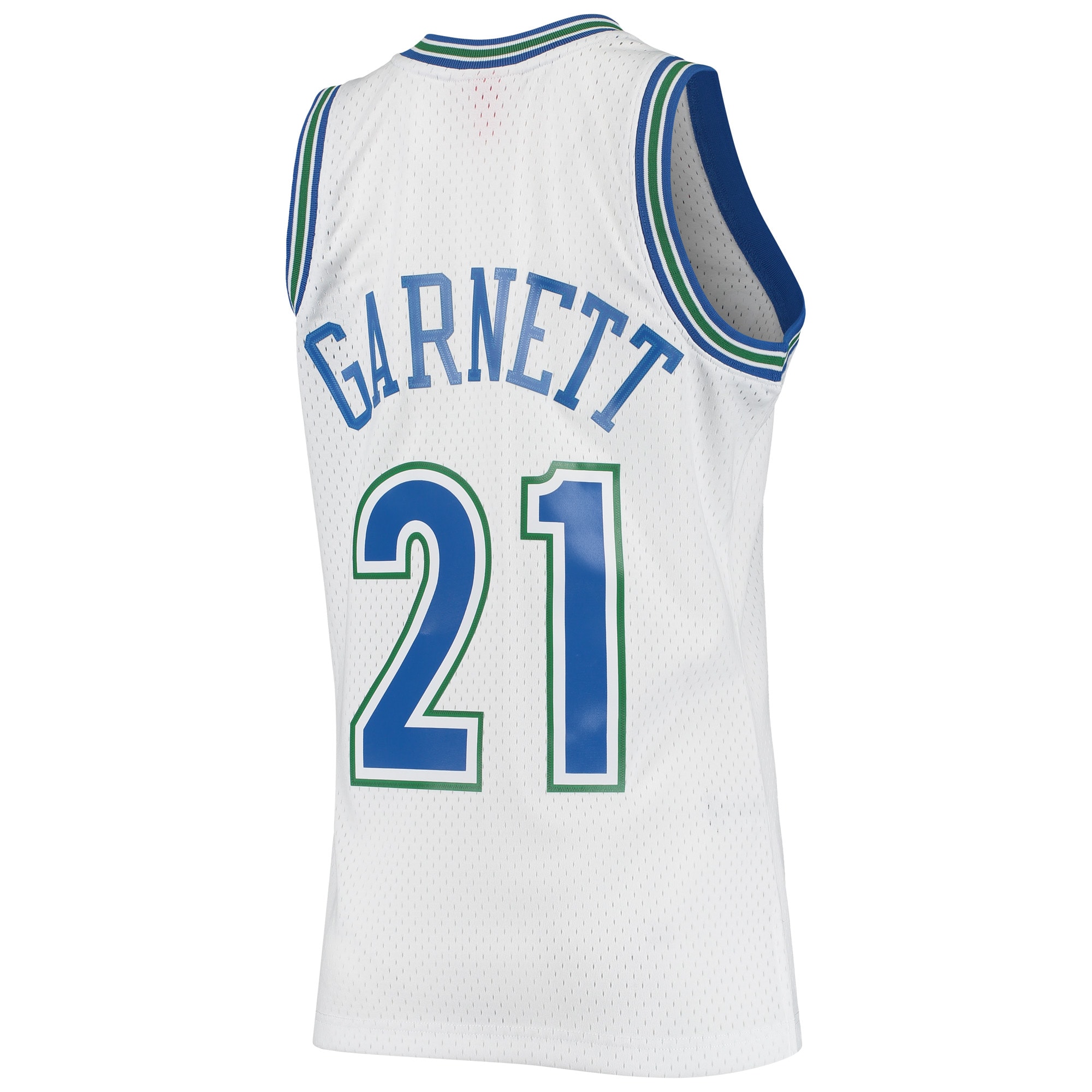 Kevin Garnett Minnesota Timberwolves Mitchell & Ness Hardwood Classics Swingman Jersey - White - vstockx