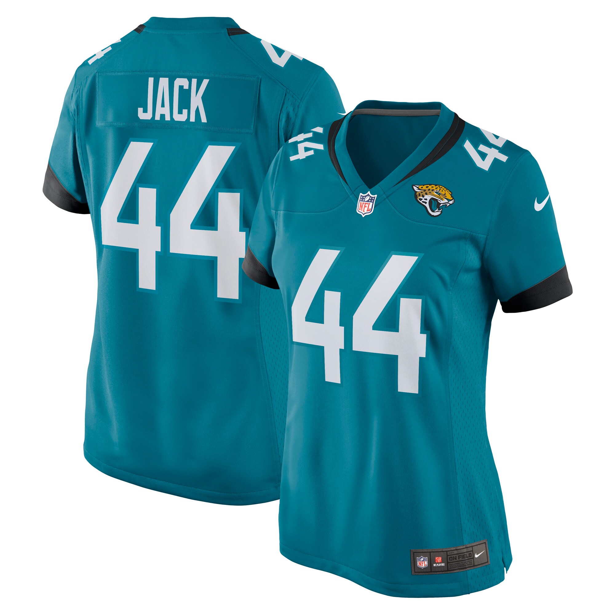 Myles Jack Jacksonville Jaguars Nike Women's Game Jersey - Teal - vstockx