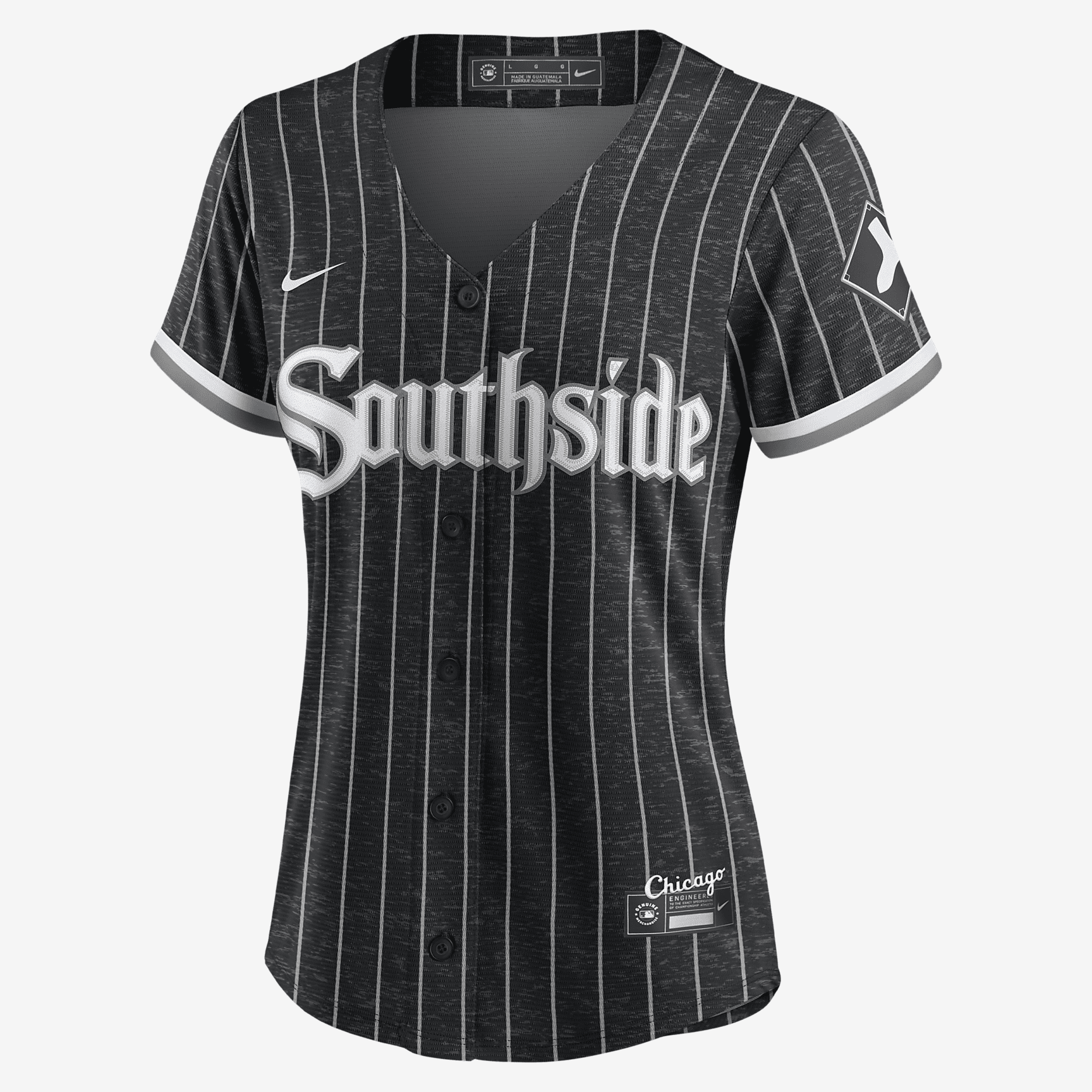 MLB Chicago White Sox City Connect Women's Replica Baseball Jersey - Black/Anthracite - vstockx