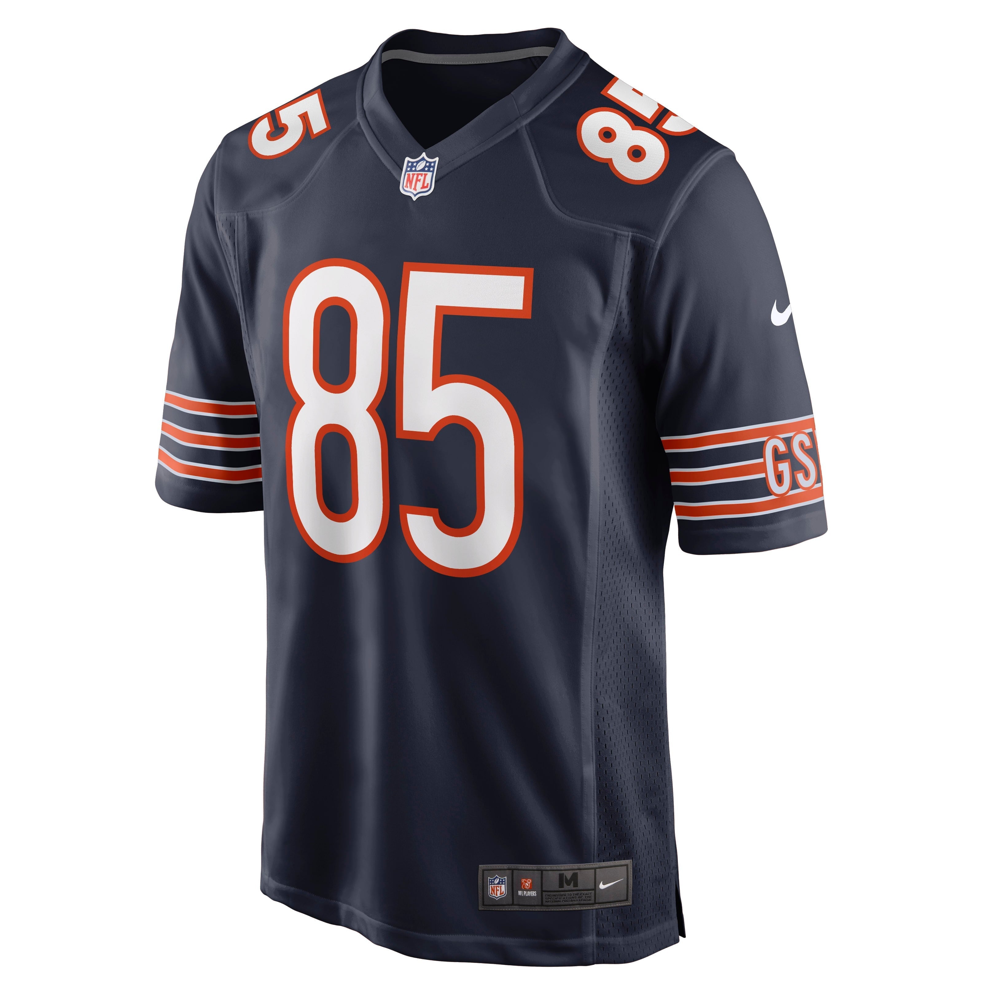 Men's Nike Cole Kmet Navy Chicago Bears Player Game Jersey - vstockx