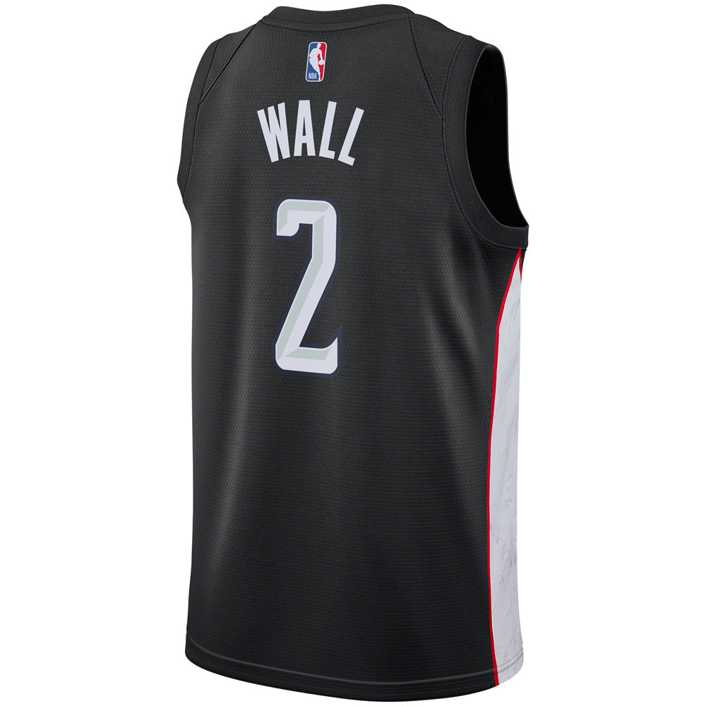 Men's Washington Wizards John Wall City Edition Jersey - Black - vstockx