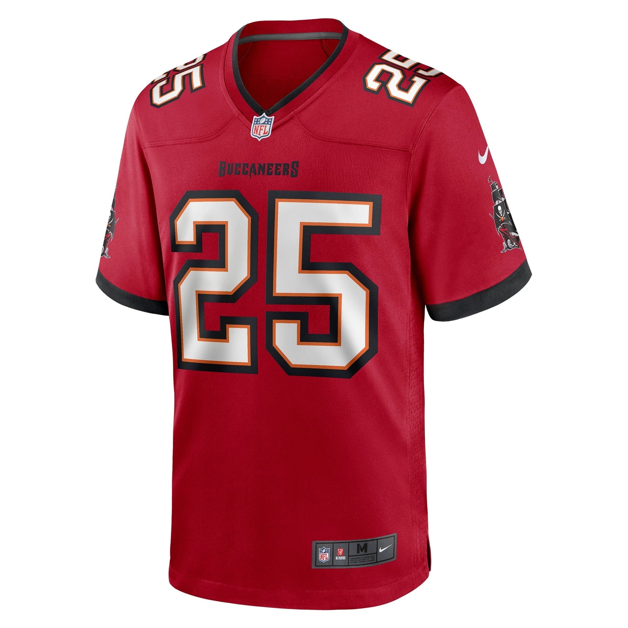 Men's Nike Giovani Bernard Red Tampa Bay Buccaneers Game Jersey - vstockx