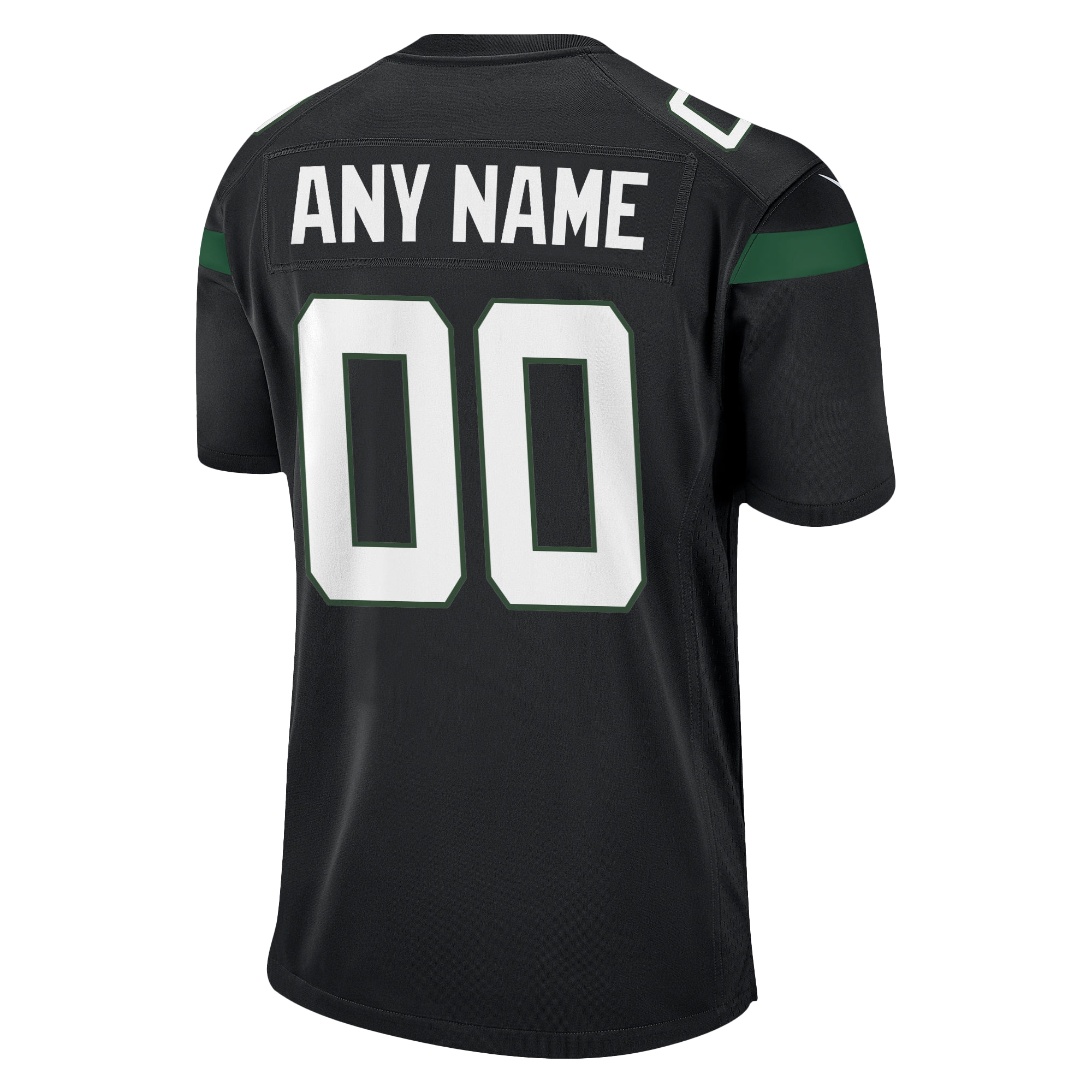 New York Jets Nike Alternate Custom Game Jersey - Stealth Black - vstockx