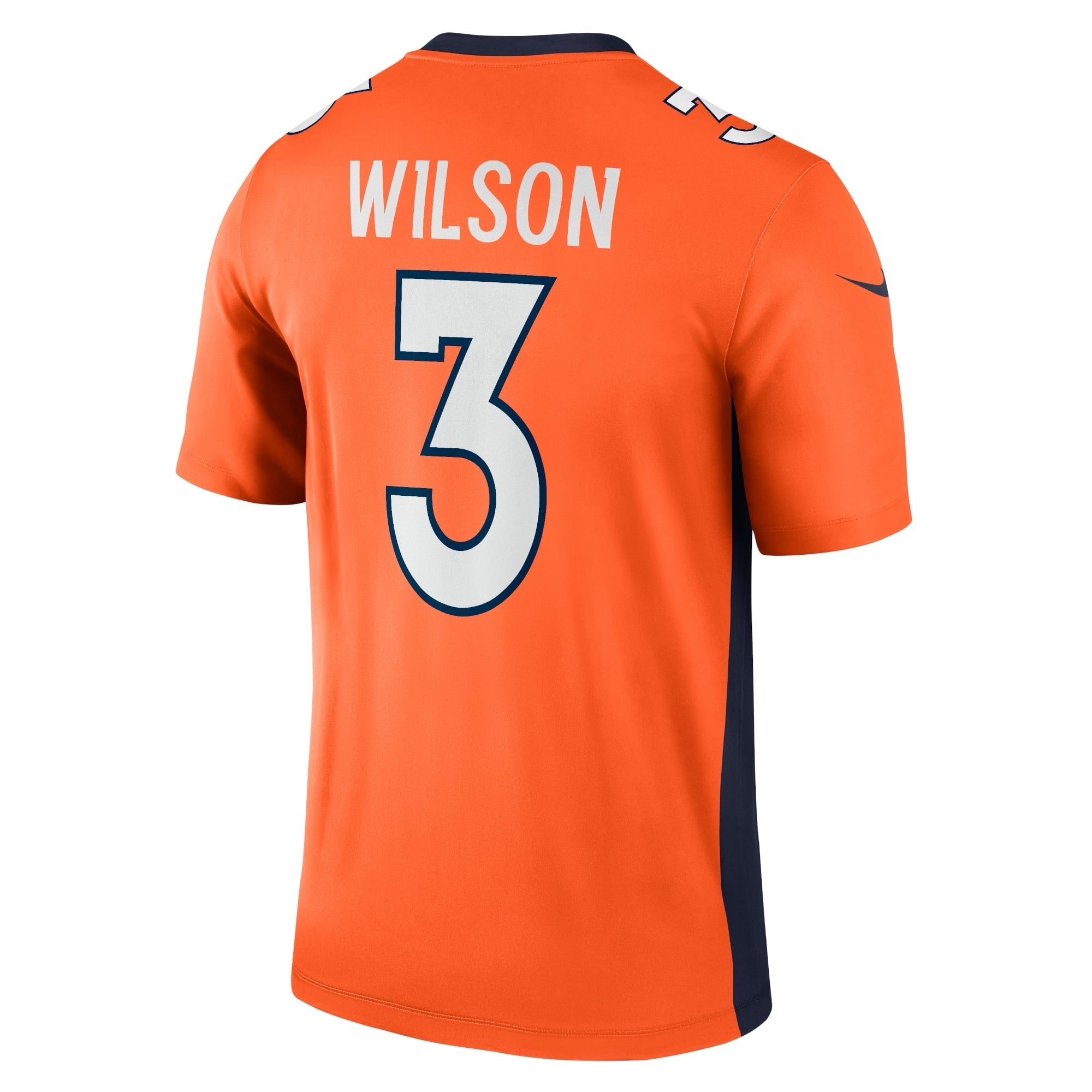 Men's Nike Russell Wilson Orange Denver Broncos Legend Jersey - vstockx