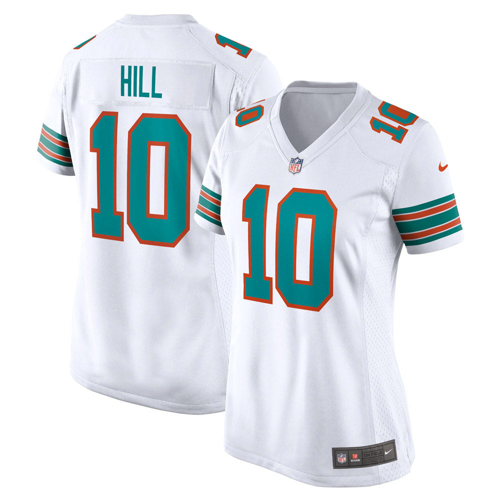 Women's Miami Dolphins Tyreek Hill Alternate Game Jersey White - vstockx