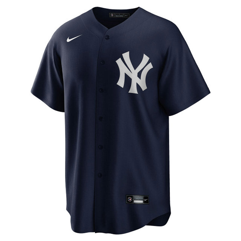 Youth New York Yankees Mariano Rivera Replica Alternate Jersey - Navy - vstockx
