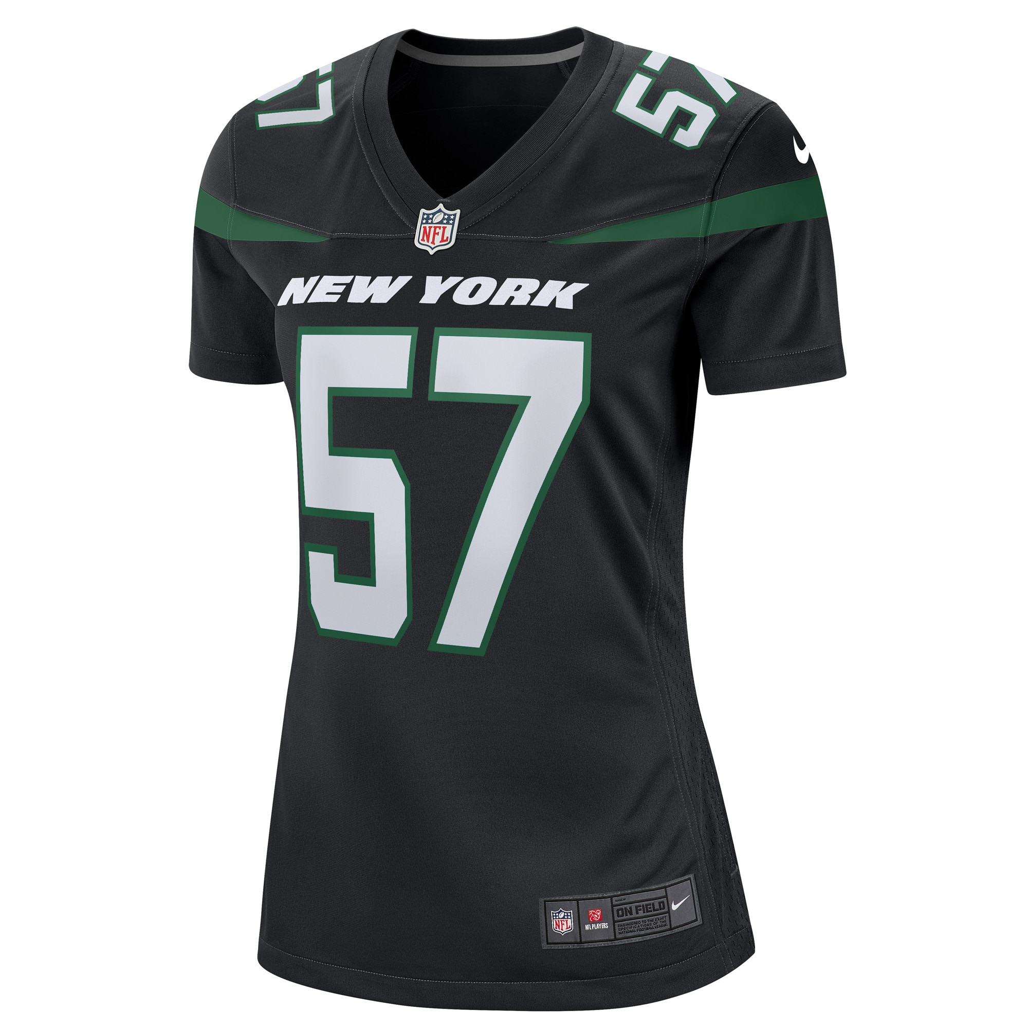 Bart Scott New York Jets Nike Women's Retired Player Jersey - Black - vstockx