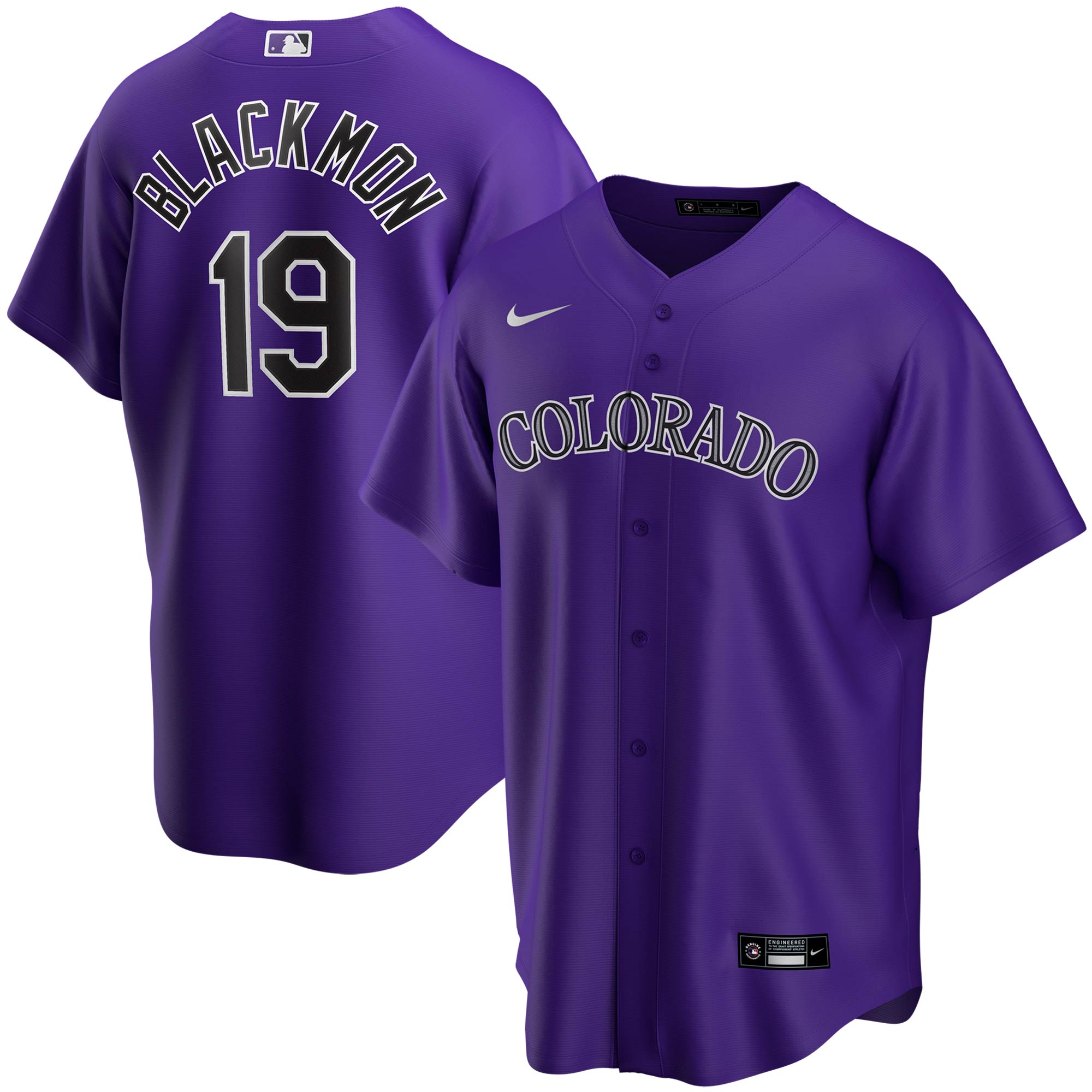 Charlie Blackmon Colorado Rockies Nike Youth Alternate Replica Player Jersey - Purple - vstockx
