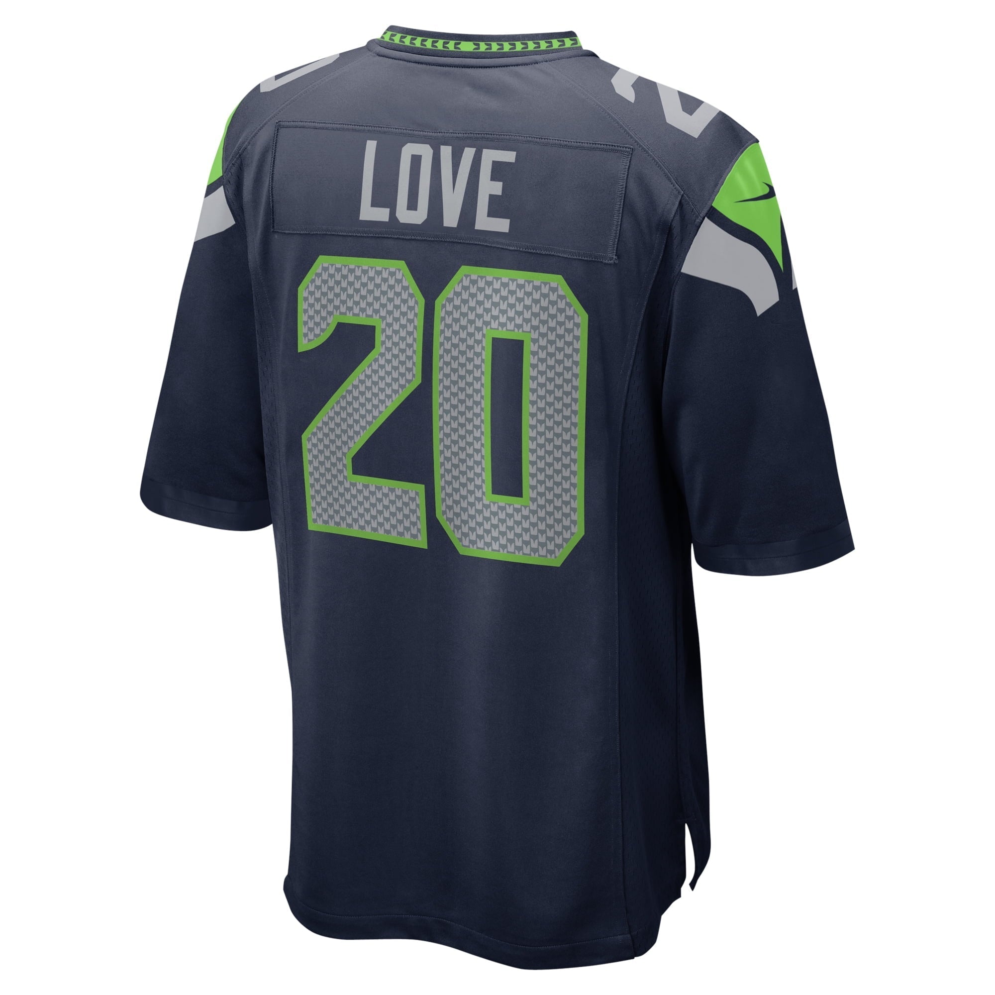 Men's Nike Julian Love College Navy Seattle Seahawks Game Player Jersey - vstockx