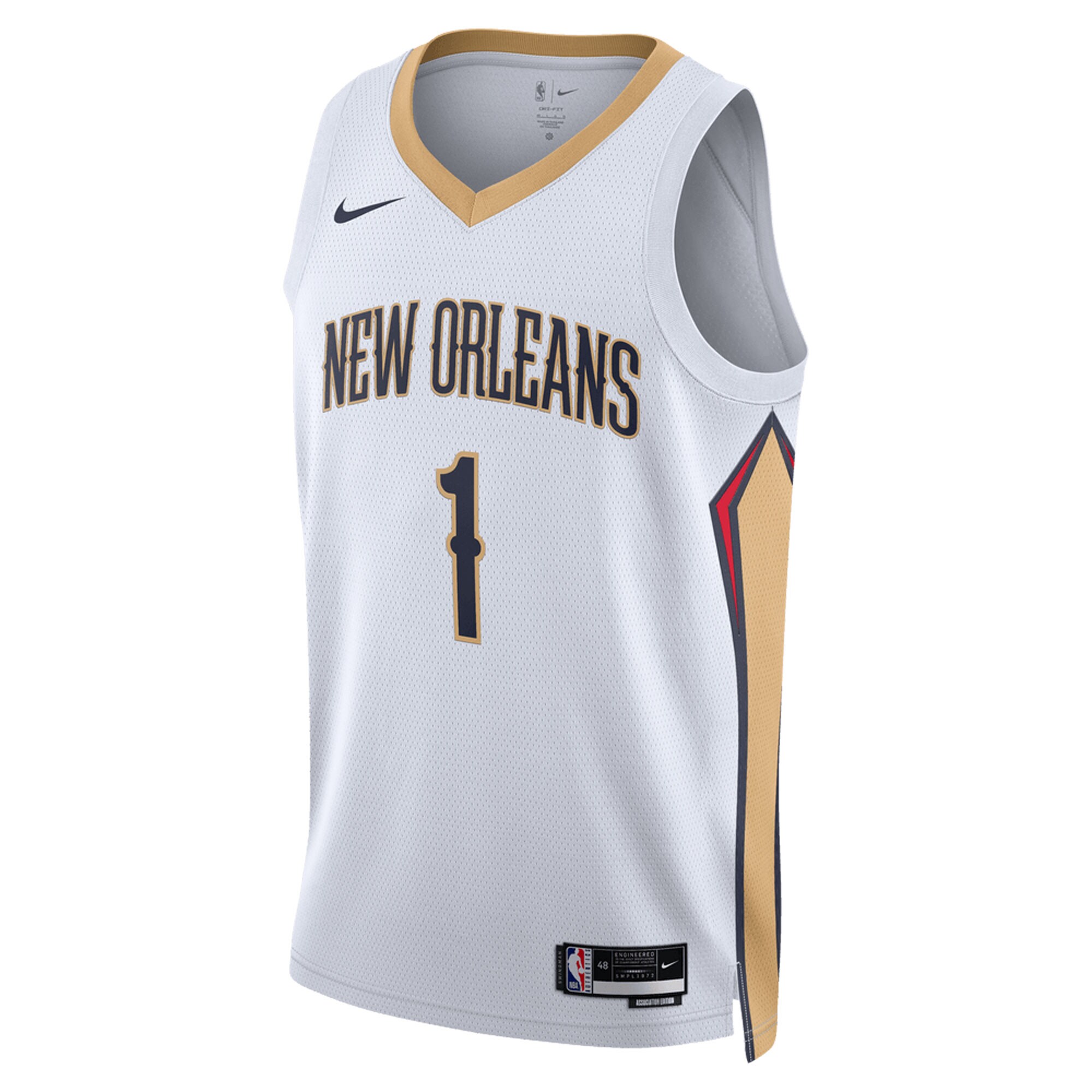 Zion Williamson New Orleans Pelicans Nike Unisex Swingman Jersey - Association Edition - White - vstockx