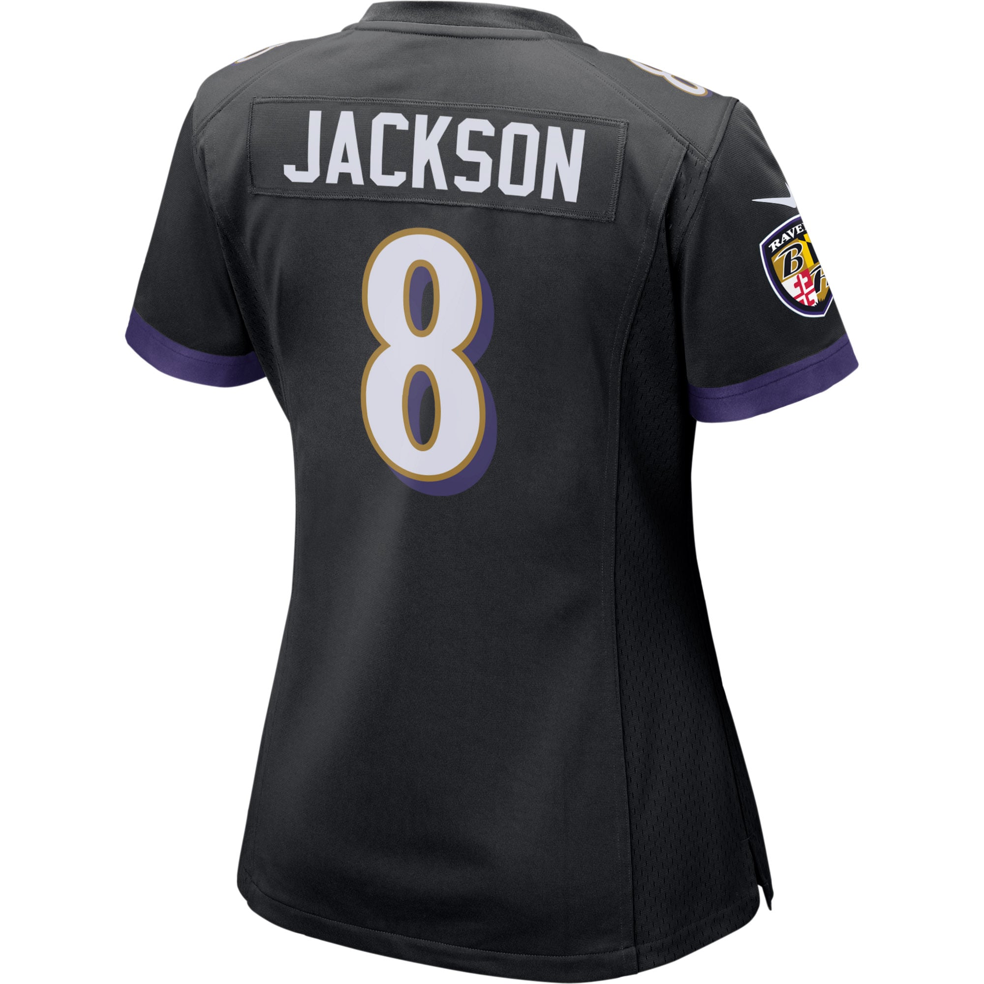 Women's Nike Lamar Jackson Black Baltimore Ravens Game Jersey - vstockx