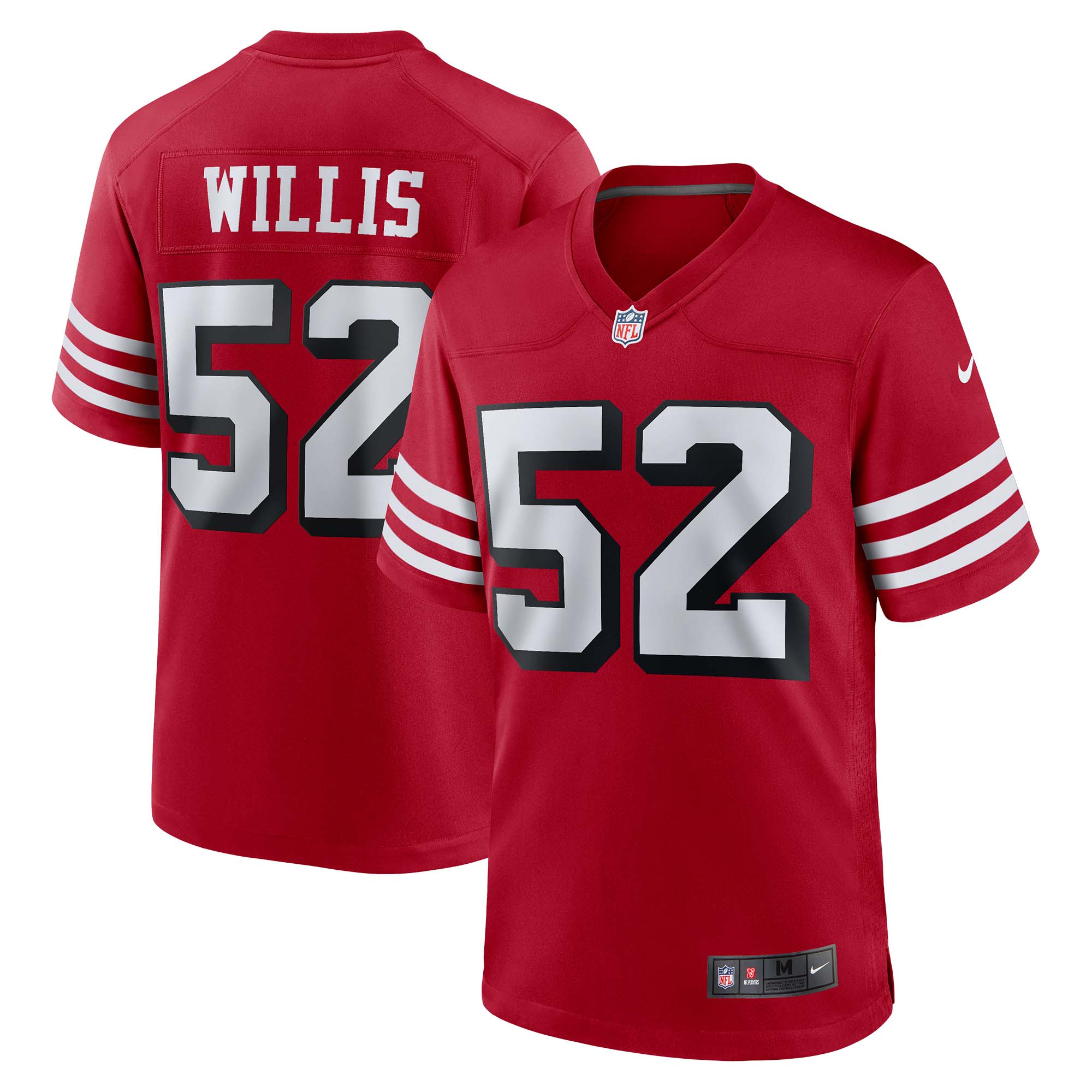 Patrick Willis San Francisco 49ers Nike Retired Alternate Game Jersey - Scarlet - vstockx