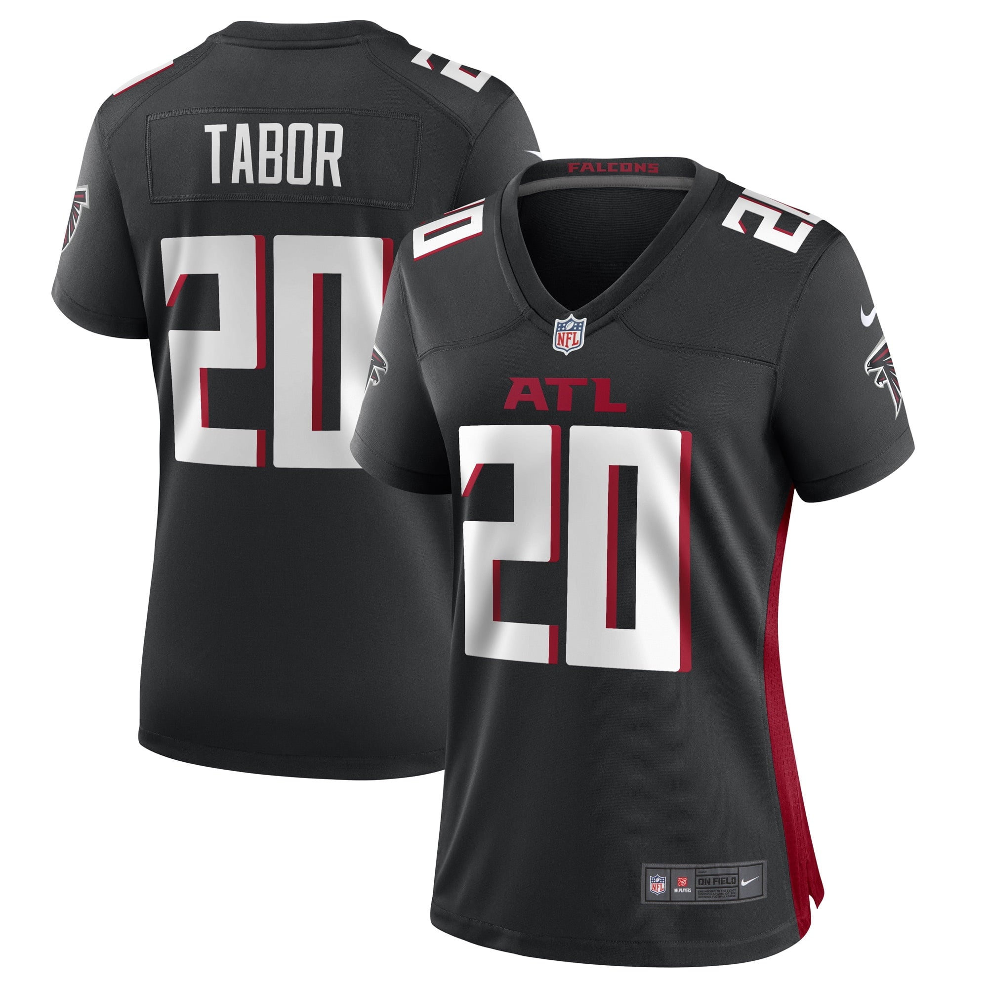 Women's Nike Teez Tabor Black Atlanta Falcons Game Player Jersey - vstockx