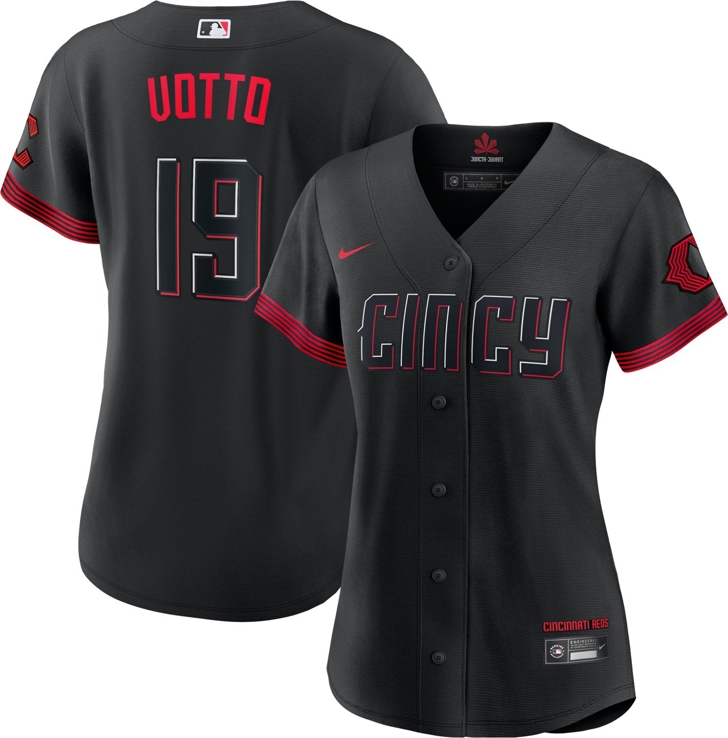 Nike Women's Cincinnati Reds Joey Votto #19 City Connect Replica Jersey - vstockx