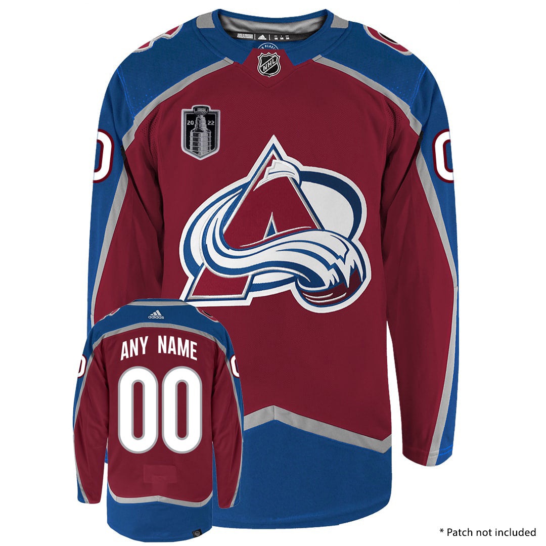 Customizable Colorado Avalanche Adidas Primegreen Authentic NHL Hockey Jersey - vstockx