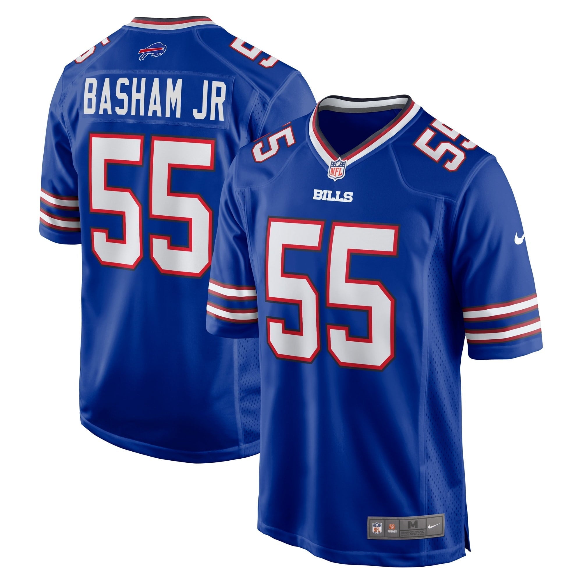 Men's Nike Boogie Basham Royal Buffalo Bills Game Jersey - vstockx