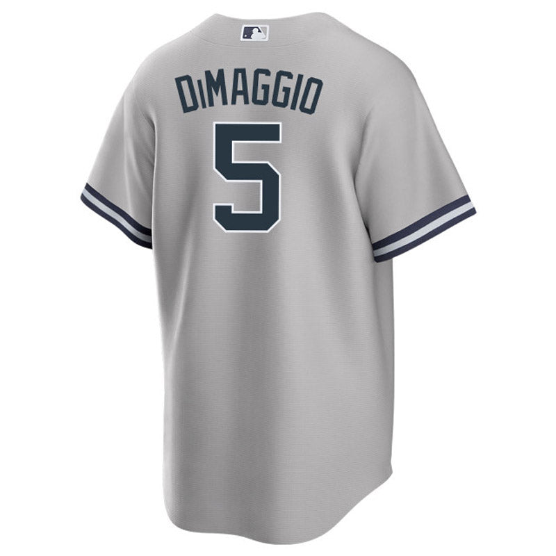 Men's New York Yankees Joe DiMaggio Replica Road Jersey - Gray - vstockx