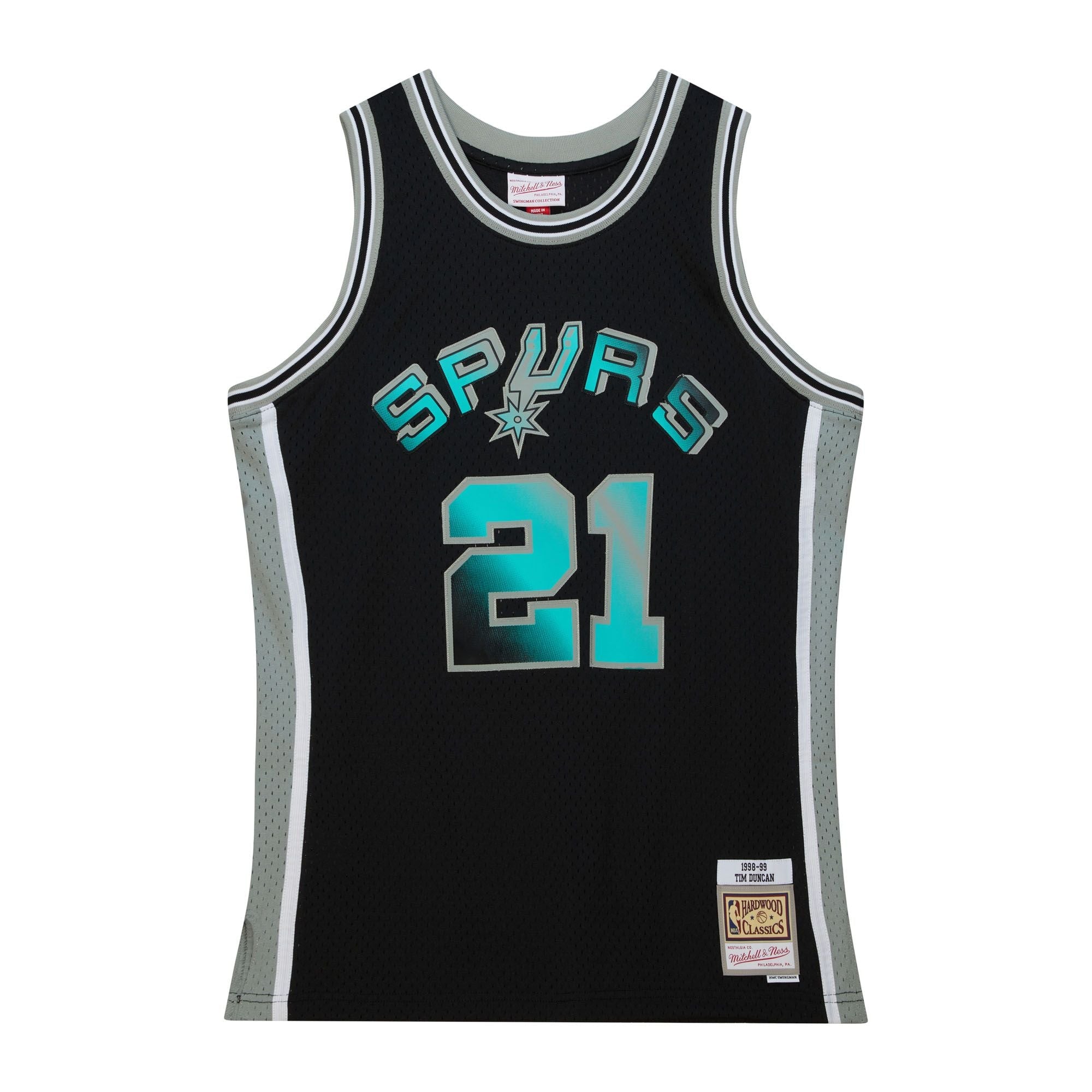Big Face 7.0 Swingman Jersey San Antonio Spurs 1998-99 Tim Duncan - vstockx