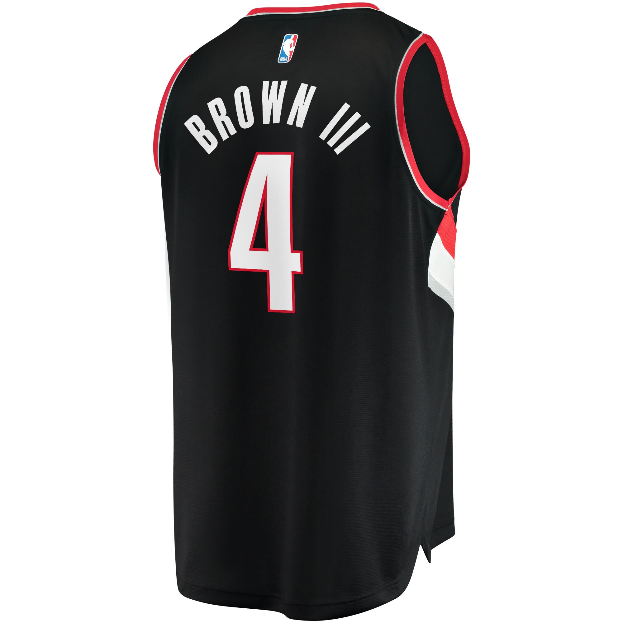 Greg Brown III Portland Trail Blazers Fanatics Branded 2021/22 Fast Break Replica Jersey - Icon Edition - Black - vstockx