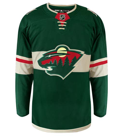 Customizable Minnesota Wild Adidas Primegreen Authentic NHL Hockey Jersey - vstockx