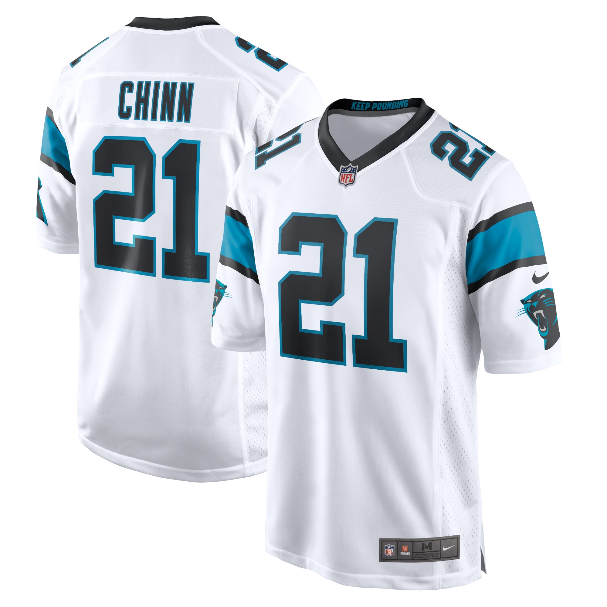 Jeremy Chinn Carolina Panthers Nike Game Jersey - White - vstockx