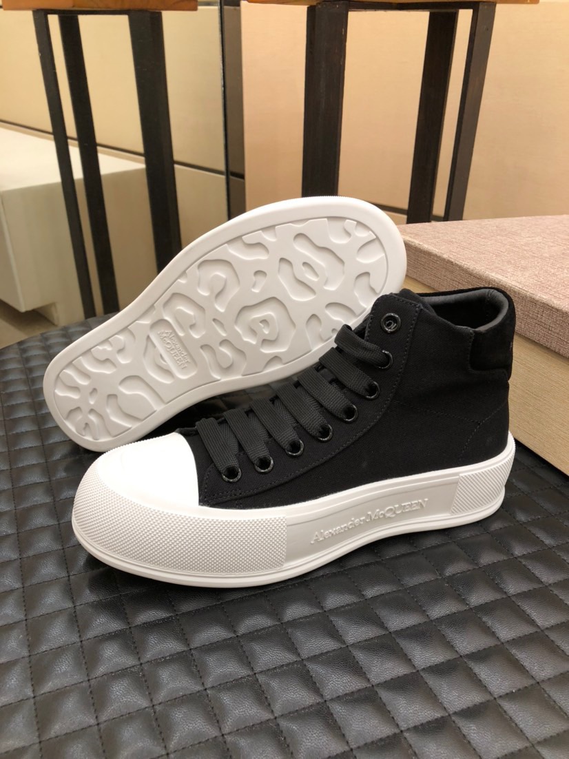 Mc Queen McQueen  high top new casual cloth shoes Size: Men's 38-44 - vstockx