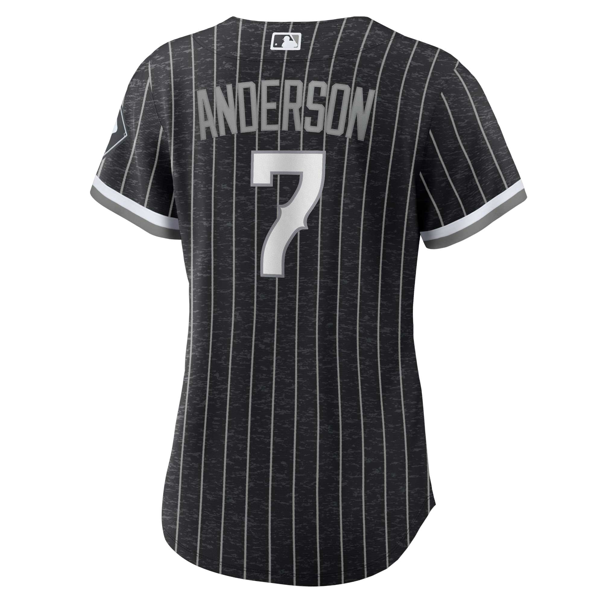 Women's Nike Tim Anderson Black Chicago White Sox City Connect Replica Player Jersey - vstockx