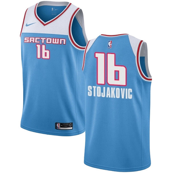 Men's Sacramento Kings Peja Stojakovic City Edition Jersey - Blue - vstockx