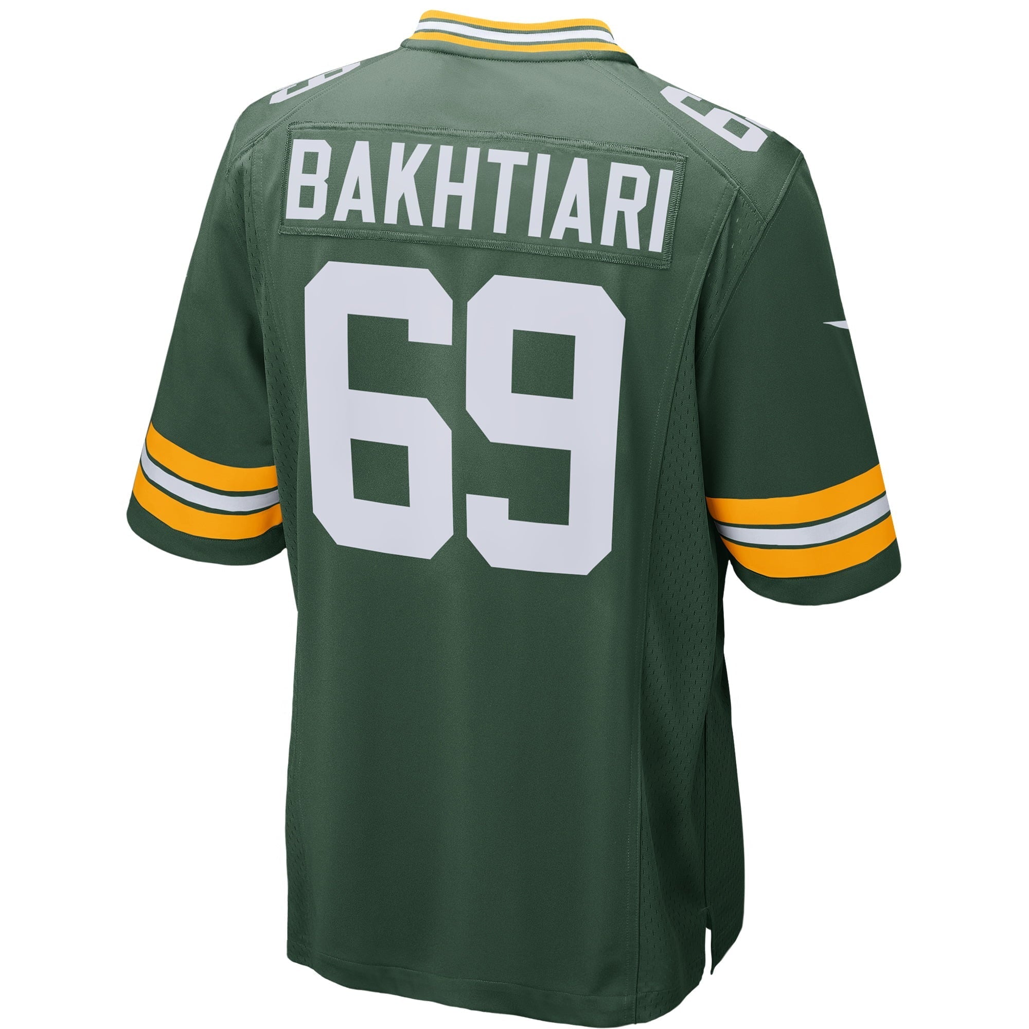 Men's Nike David Bakhtiari Green Green Bay Packers Game Player Jersey - vstockx